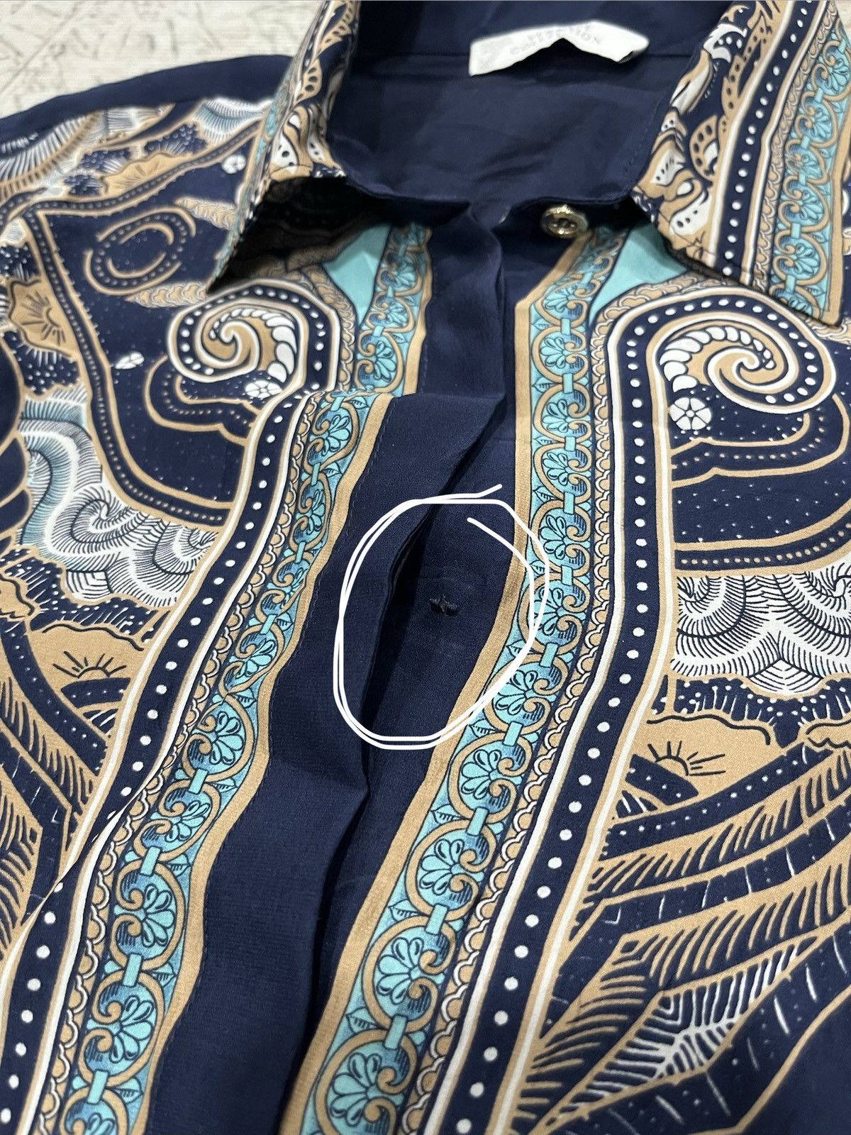 Versace Rare‼️ Versace Collection Barocco Print 100% Silk Size US S / EU 44-46 / 1 - 11 Thumbnail