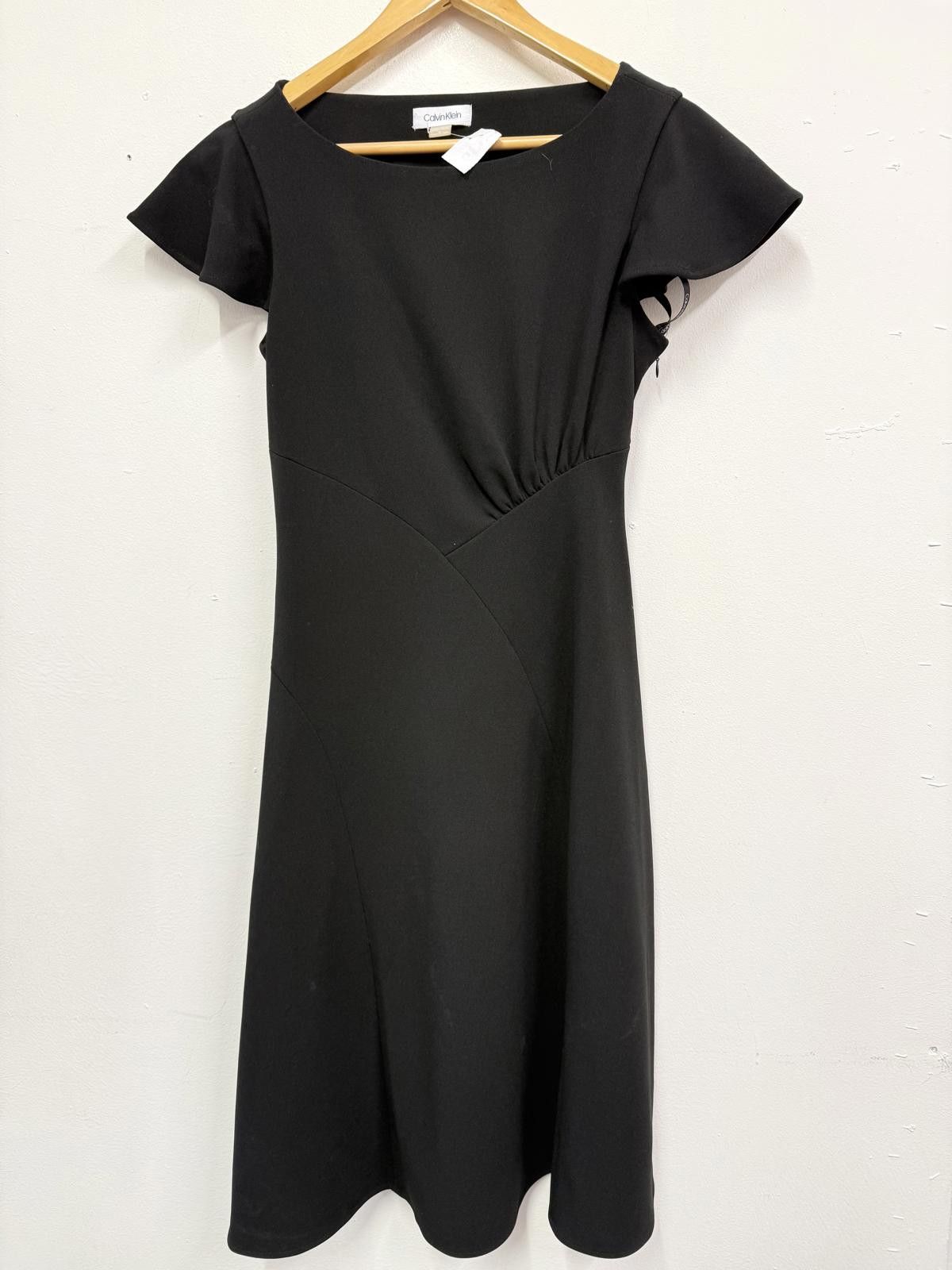 Calvin Klein Calvin Klein Black Midi Dress Size 4 Size XS / US 0-2 / IT 36-38 - 1 Thumbnail