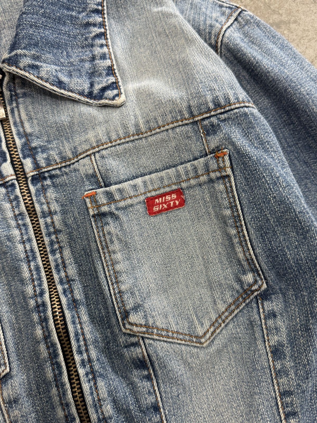 Miss Sixty y2k Miss Sixty Denim Jacket Size L / US 10 / IT 46 - 4 Thumbnail