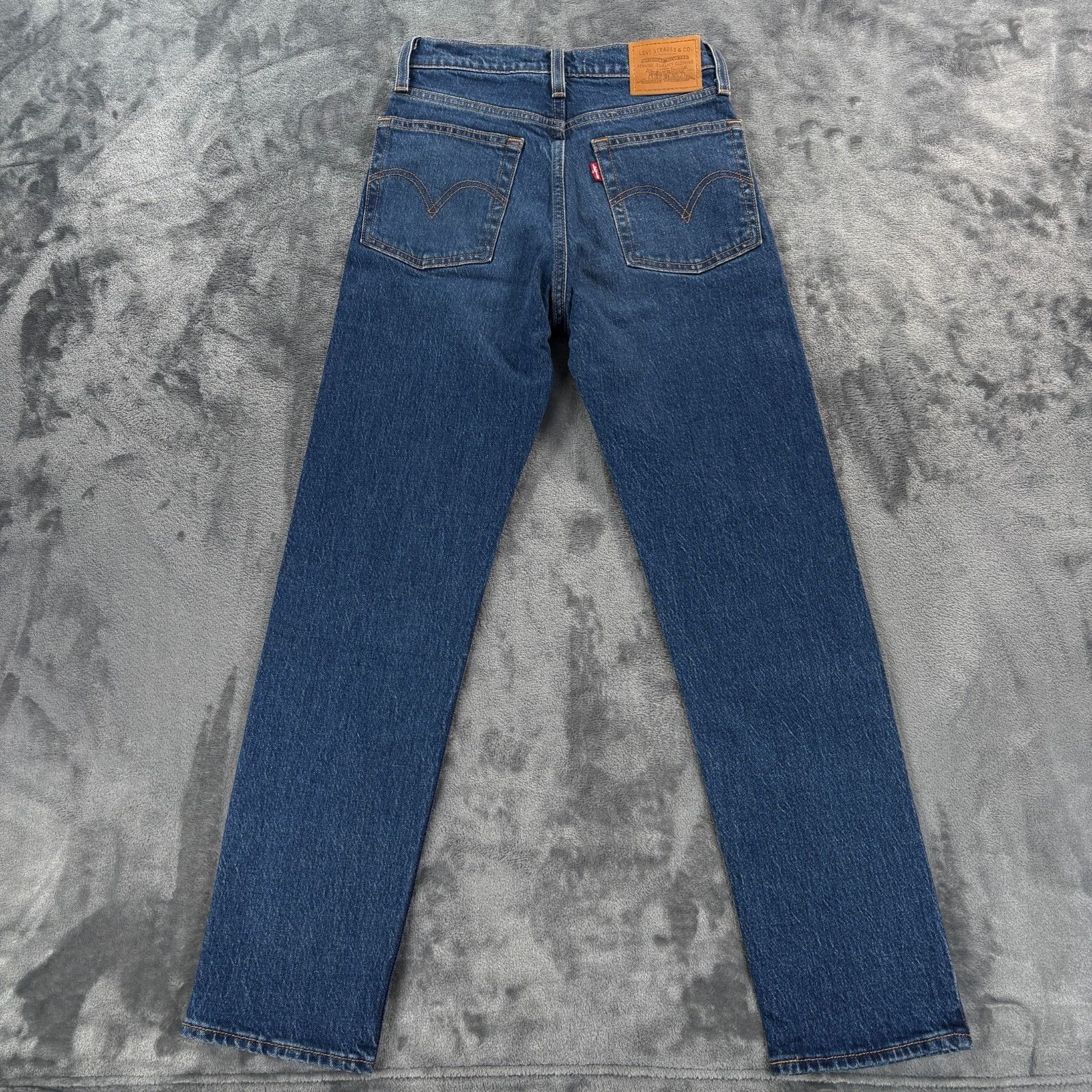 Levi's Levi’s Wedgie Straight Women’s 23x28 Blue Denim Jeans NWT $9 Size 23" - 2 Thumbnail