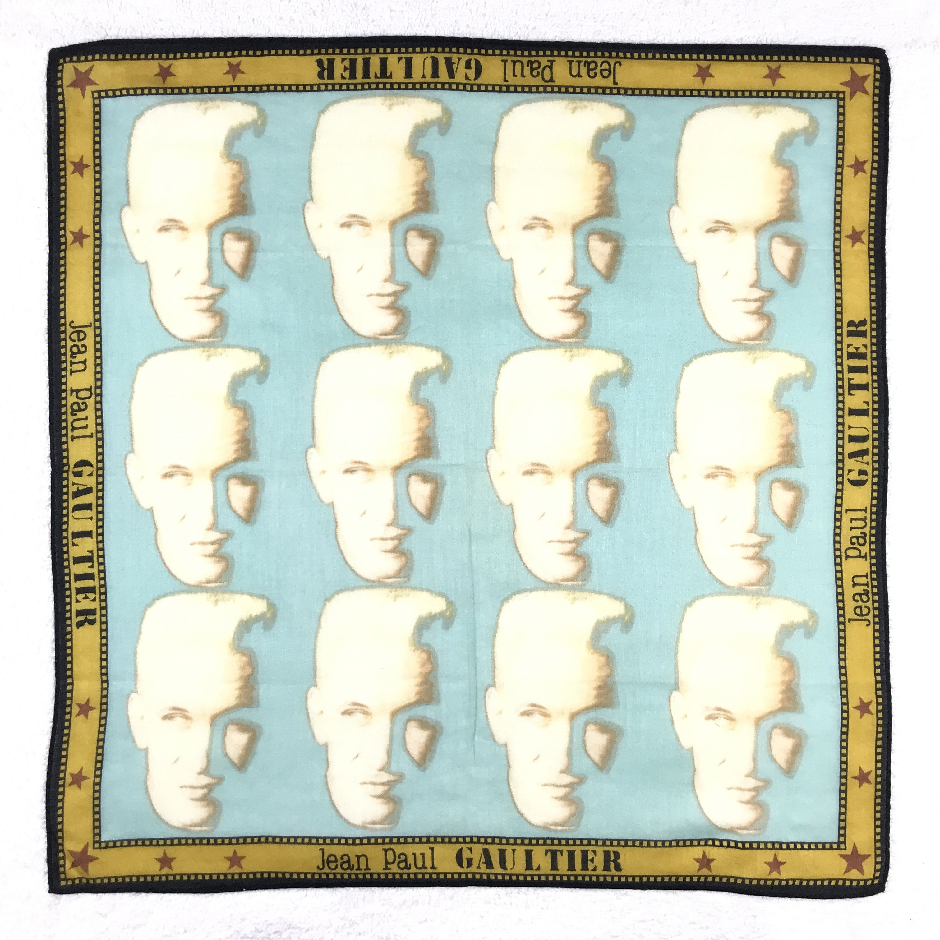 Designer × Jean Paul Gaultier × Vintage Vintage Jean Paul Gaultier Bandana Neckerchief Handkerchief Size ONE SIZE - 1 Thumbnail