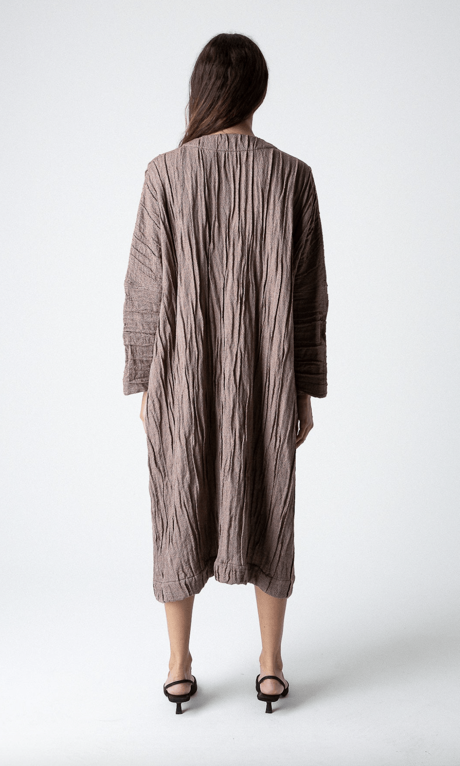 Beaugan $1170 NWT BEAUGAN GAUZE SACK DRESS Size L / US 10 / IT 46 - 2 Thumbnail