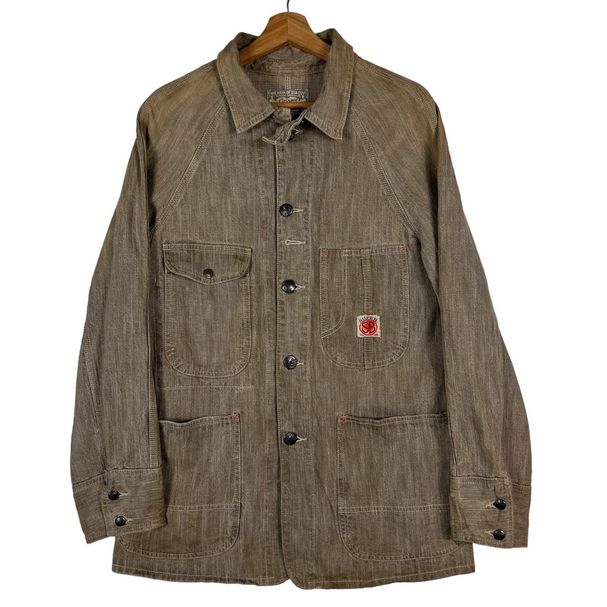 Kapital 🔥 STORMY BLUE by PHERROWS CHORE JACKET MADE IN JAPAN Size US M / EU 48-50 / 2 - 1 Thumbnail