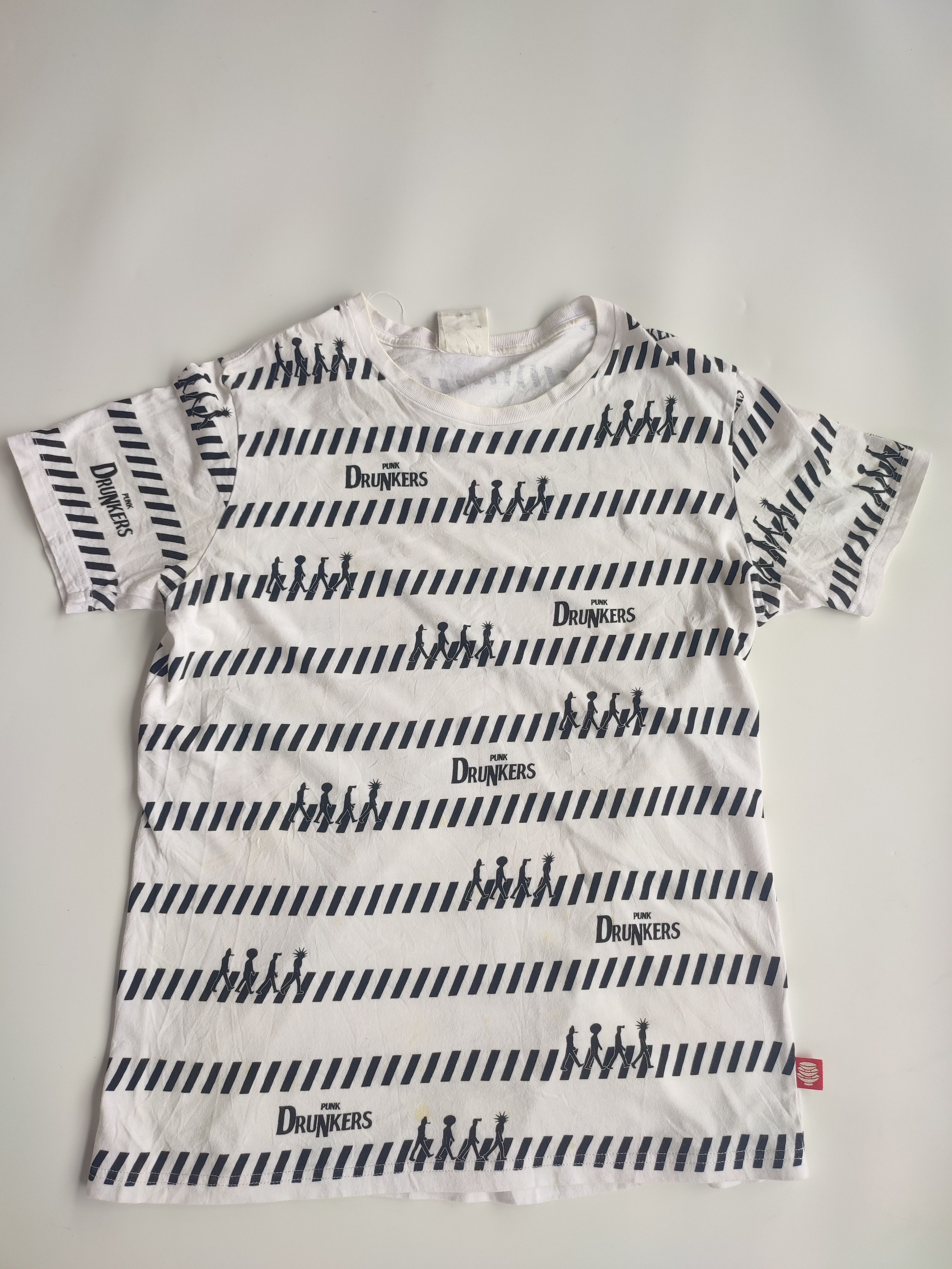 Band Tees PUNK DRUNKERS FULL PRINT VINTAGE TSHIRT Size US M / EU 48-50 / 2 - 1 Thumbnail