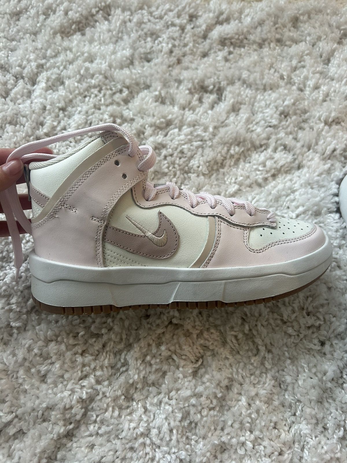 Nike Nike Dunk High Up-Soft Pink Size US 6 / IT 36 - 6 Thumbnail