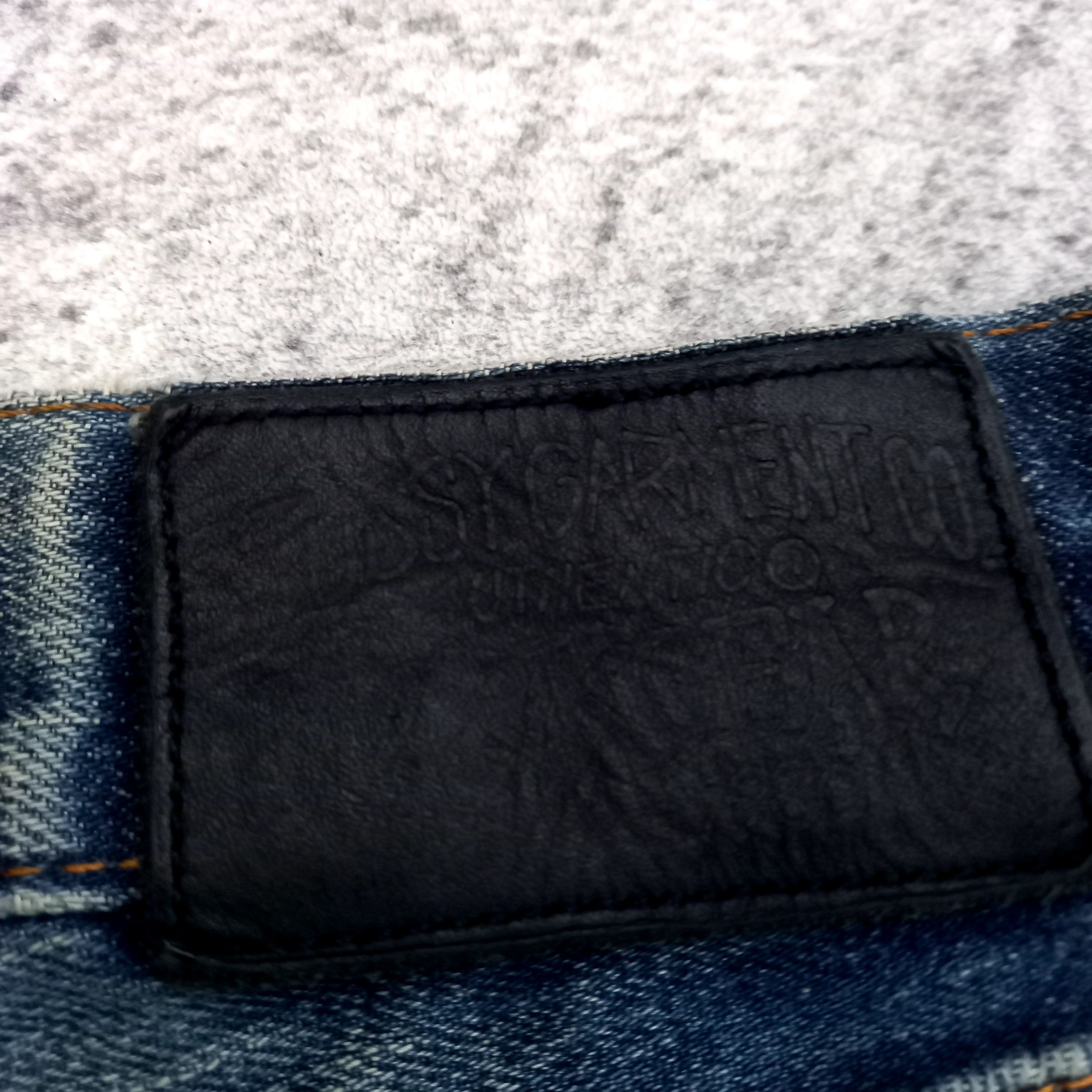 Stussy 1990s Stussy - Button Fly Distressed Denim Pants Size US 32 / EU 48 - 9 Thumbnail