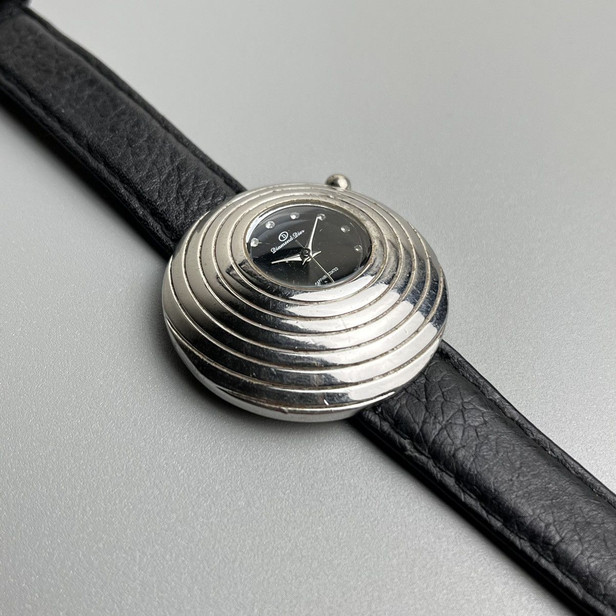 Designer × Japanese Brand × Vintage Diamond Dior Sapphire Coated Unique Watch Size ONE SIZE - 4 Thumbnail