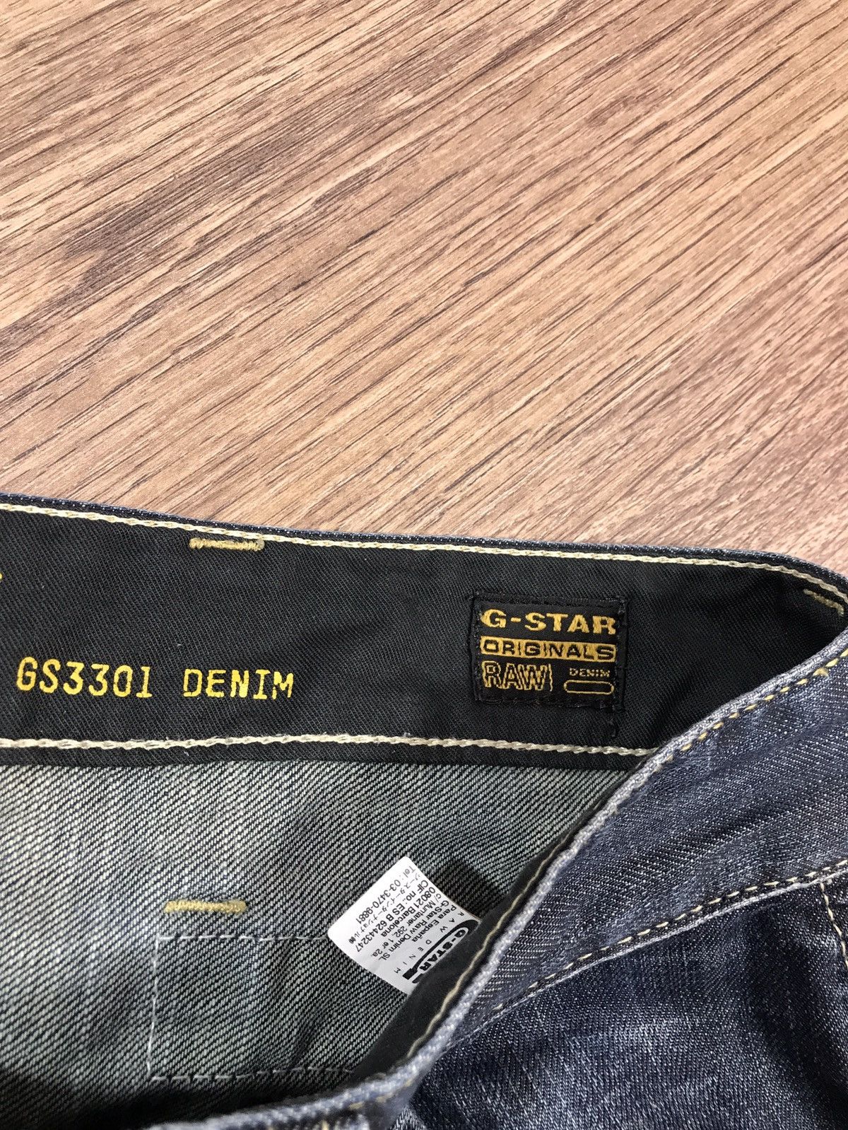 G-Star × Vintage Vintage G Star Raw Distressed Jeans Size US 33 - 8 Thumbnail
