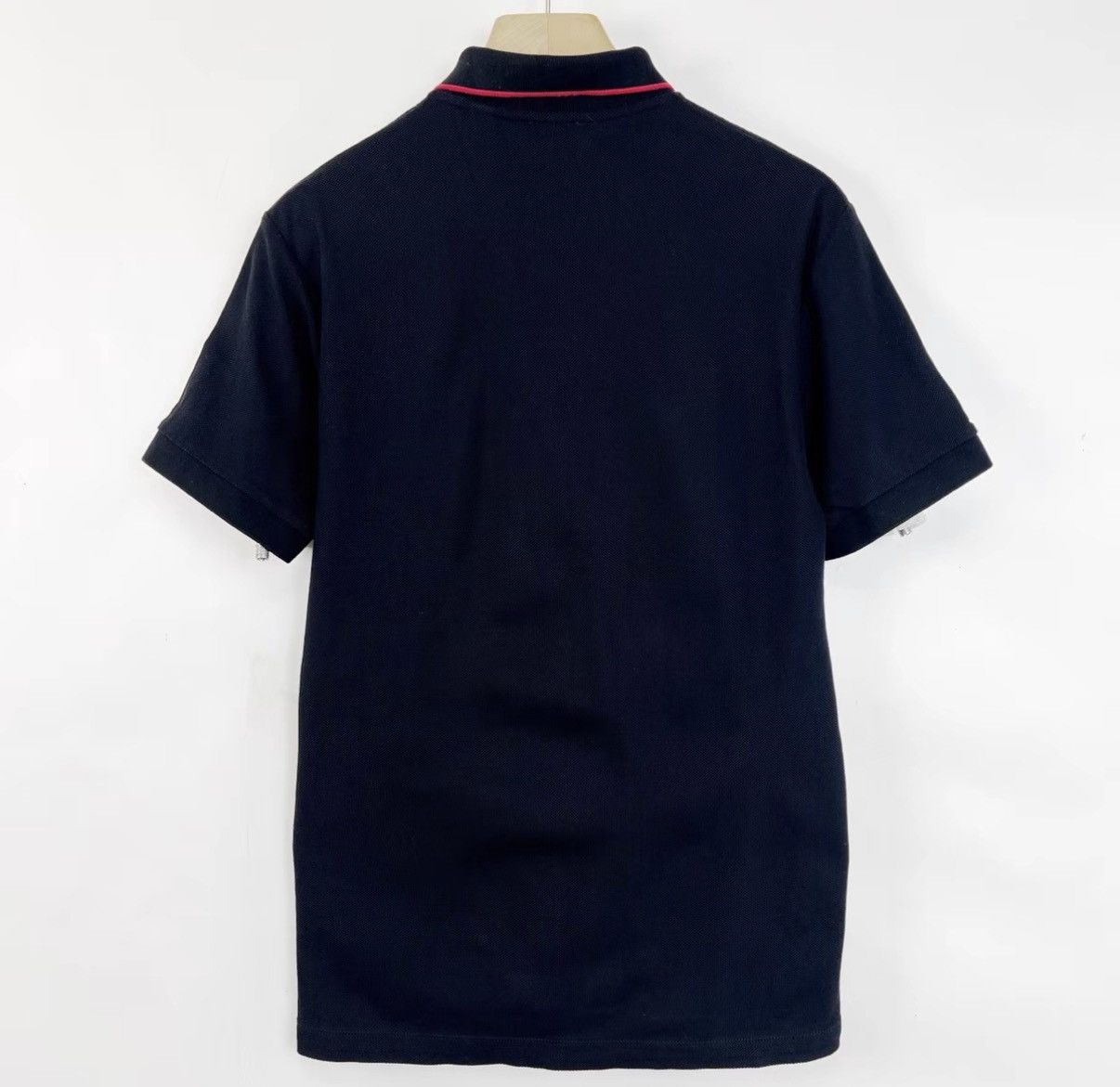 Burberry Burberry Black & Red Logo Embroidered Polo Shirt K12 Size US M / EU 48-50 / 2 - 2 Thumbnail