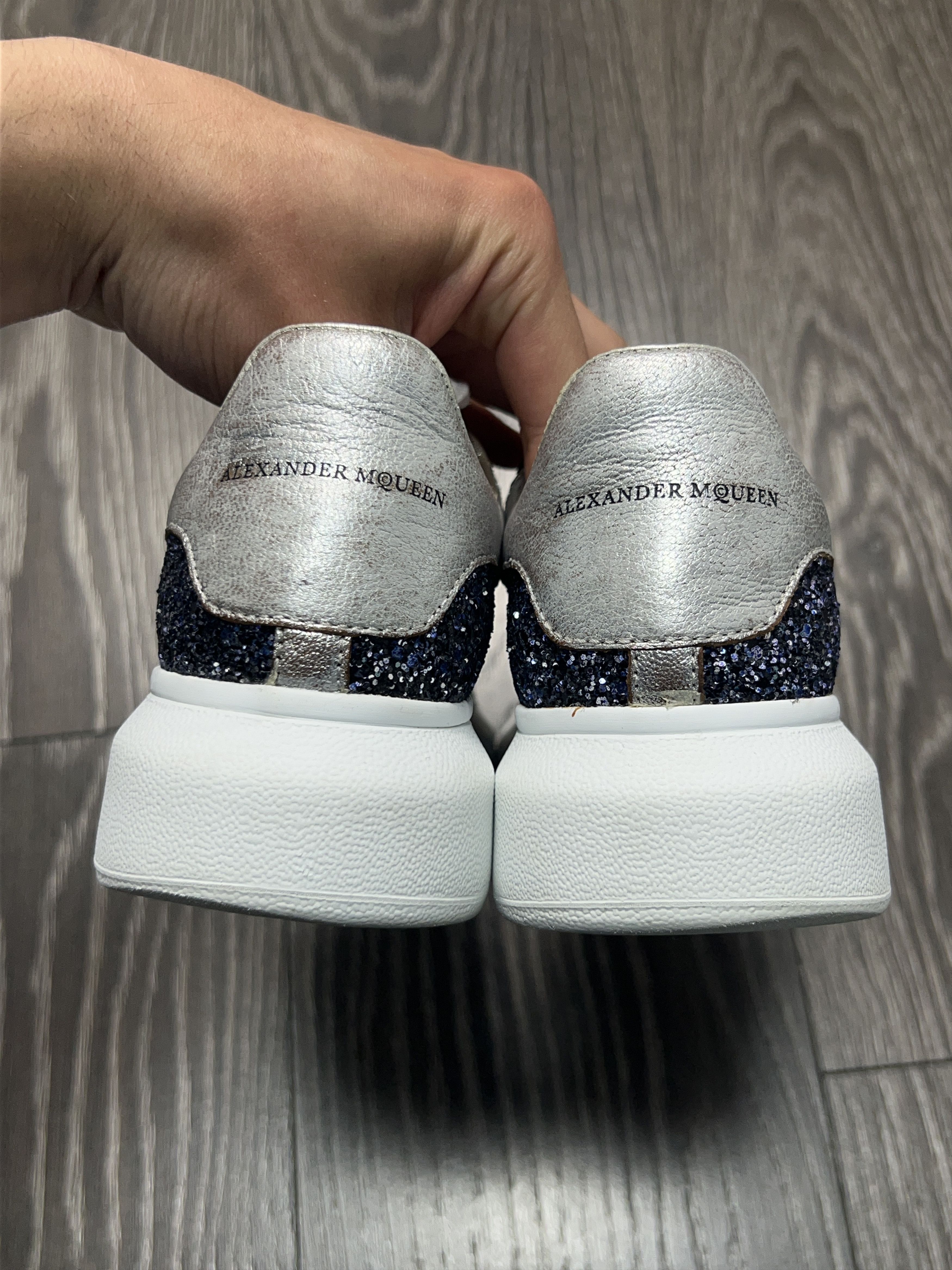 Womens Oversized Glitter Sneakers Shoes Size 36 1/2 US 6.5