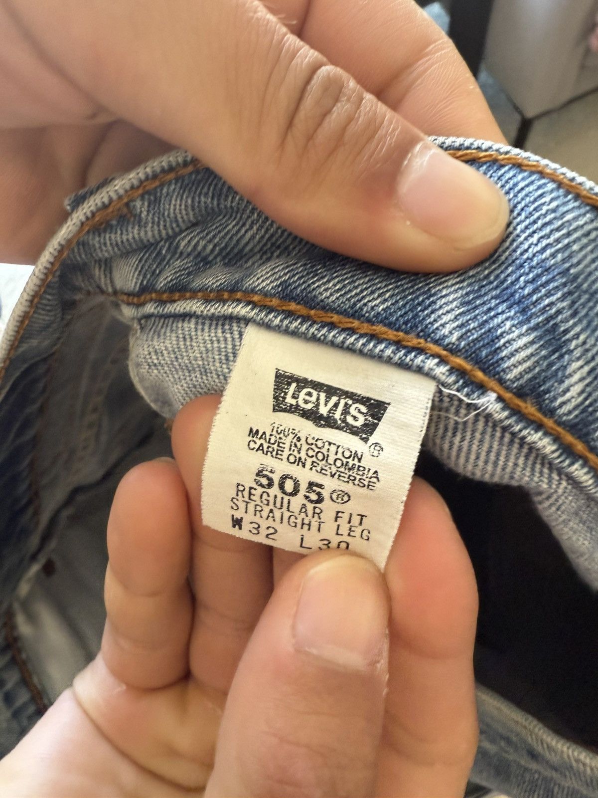 Levi's Vintage Clothing Levi’s Straight Leg Jeans Size US 32 / EU 48 - 4 Thumbnail