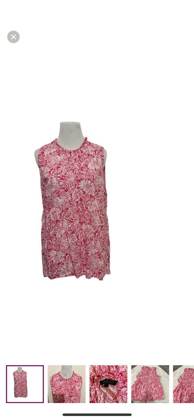 Rachel Zoe Rachel Zoe large floral sleeveless blouse Size L / US 10 / IT 46 - 1 Thumbnail