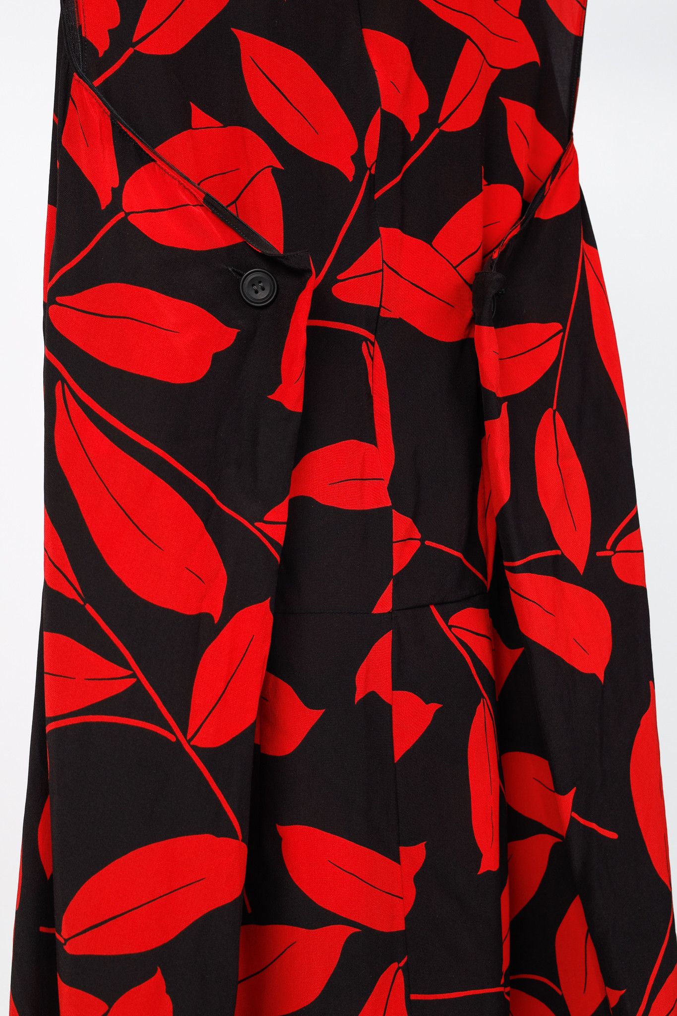 Marni Marni SS16 Runway Silk Floral Silhouette-Print Dress Size S / US 4 / IT 40 - 6 Thumbnail