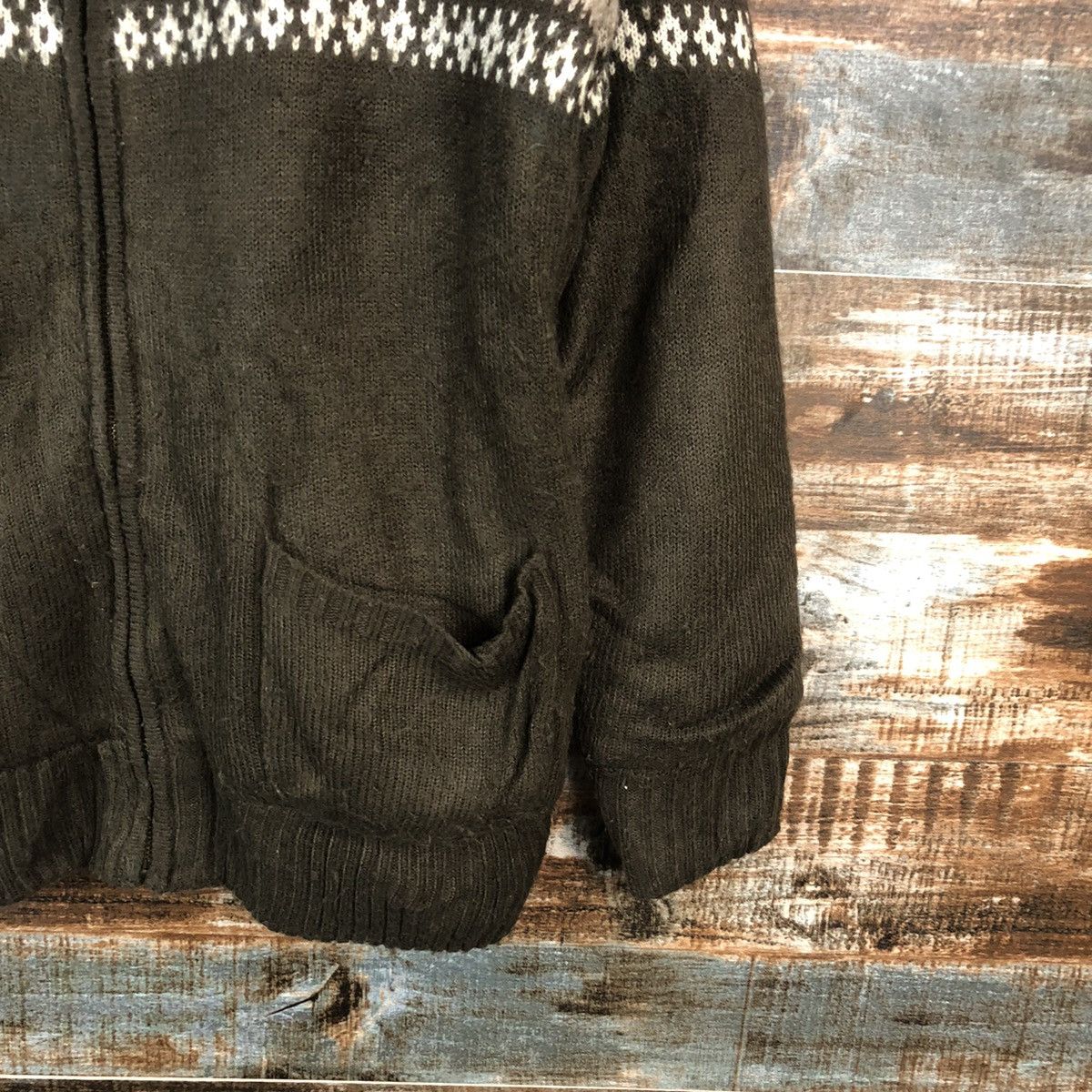 Japanese Brand × Vintage Japanese Brand Brown Hoodie sweatshirt #A1588 Size US S / EU 44-46 / 1 - 8 Thumbnail