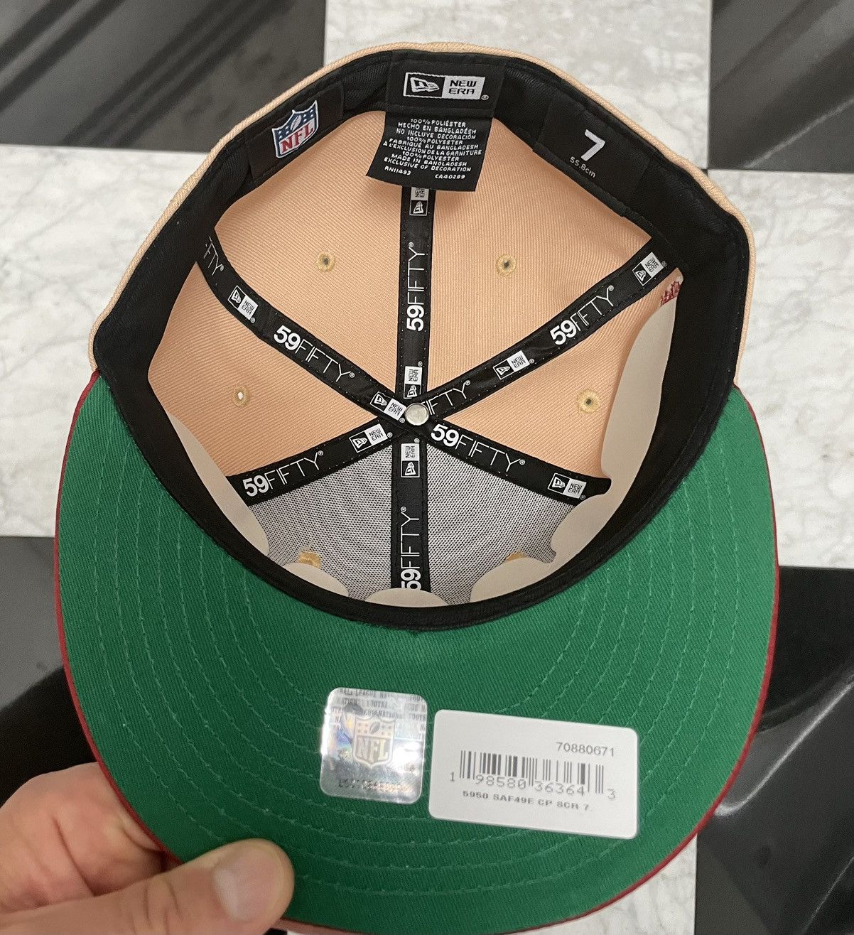 New Era 🔥49ers fitted hat size 7 with satin brim Size ONE SIZE - 6 Thumbnail