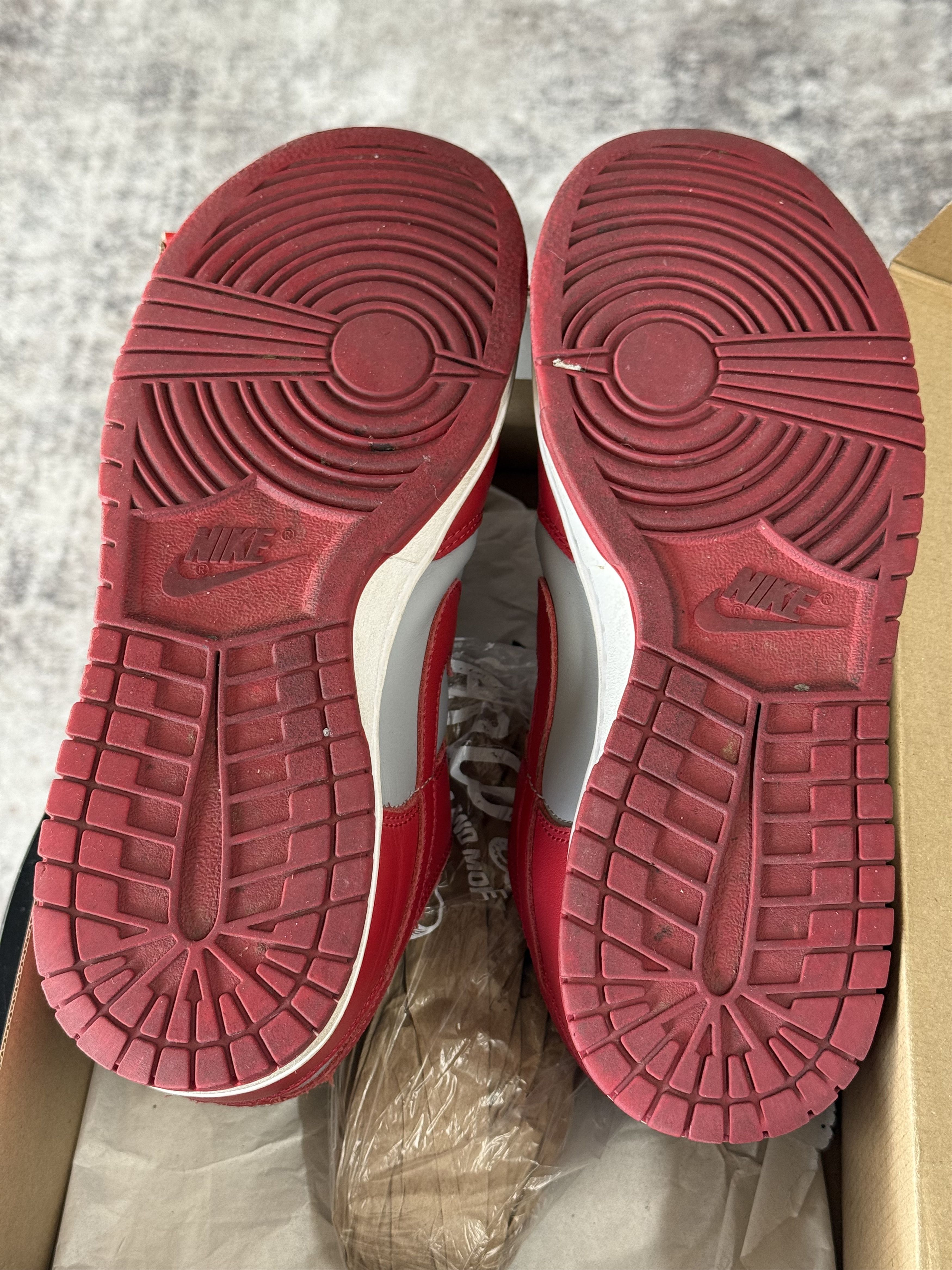 Nike *USED* Nike Dunk Low UNLV SP University Red US 9.5 Size US 9.5 / EU 42-43 - 6 Thumbnail