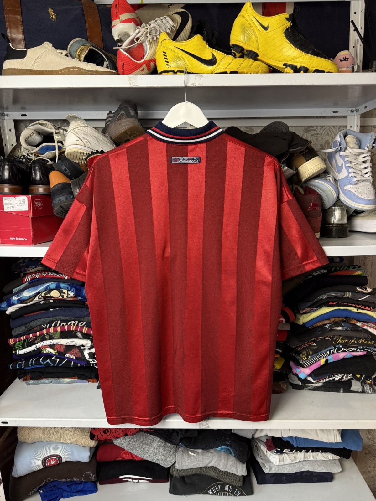 Umbro ENGLAND UMBRO 1997 1998 AWAY VINTAGE FOOTBALL JERSEY SHIRT Size US L / EU 52-54 / 3 - 3 Thumbnail