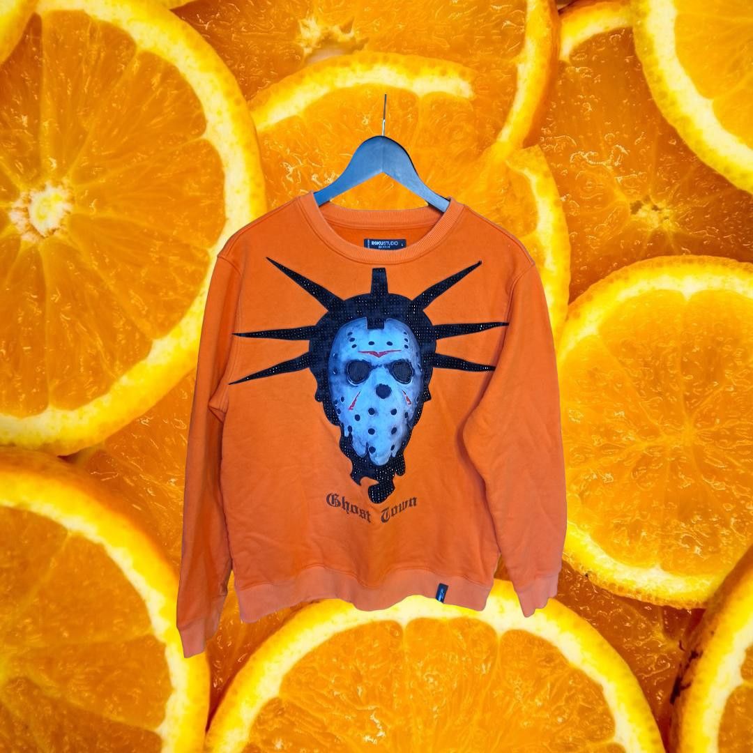 Other Roku Studio Orange Ghost Town Sweatshirt Size Large Size US L / EU 52-54 / 3 - 1 Thumbnail
