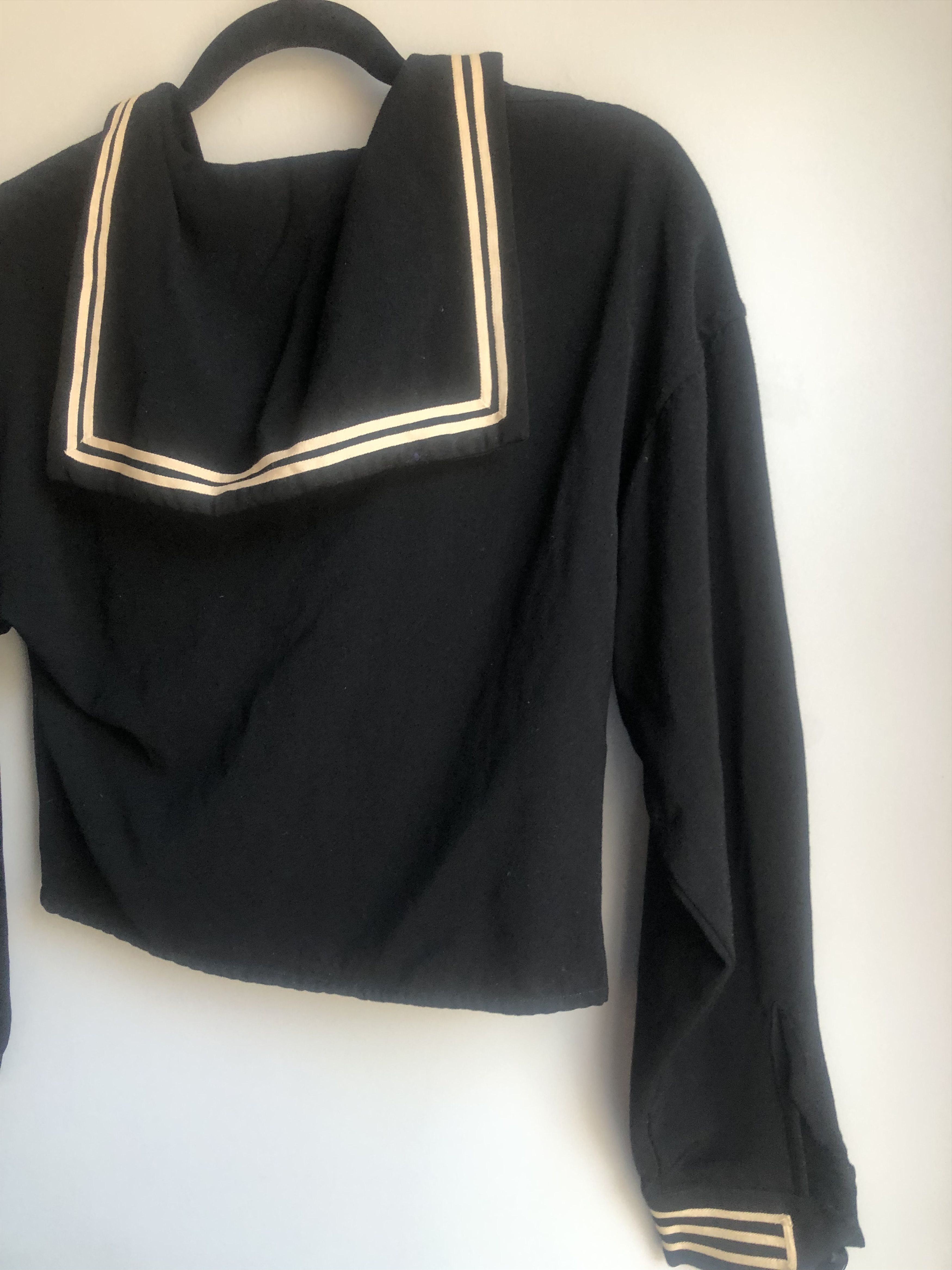 Yohji Yamamoto Vintage black nautical sailor zip top Size M / US 6-8 / IT 42-44 - 9 Thumbnail
