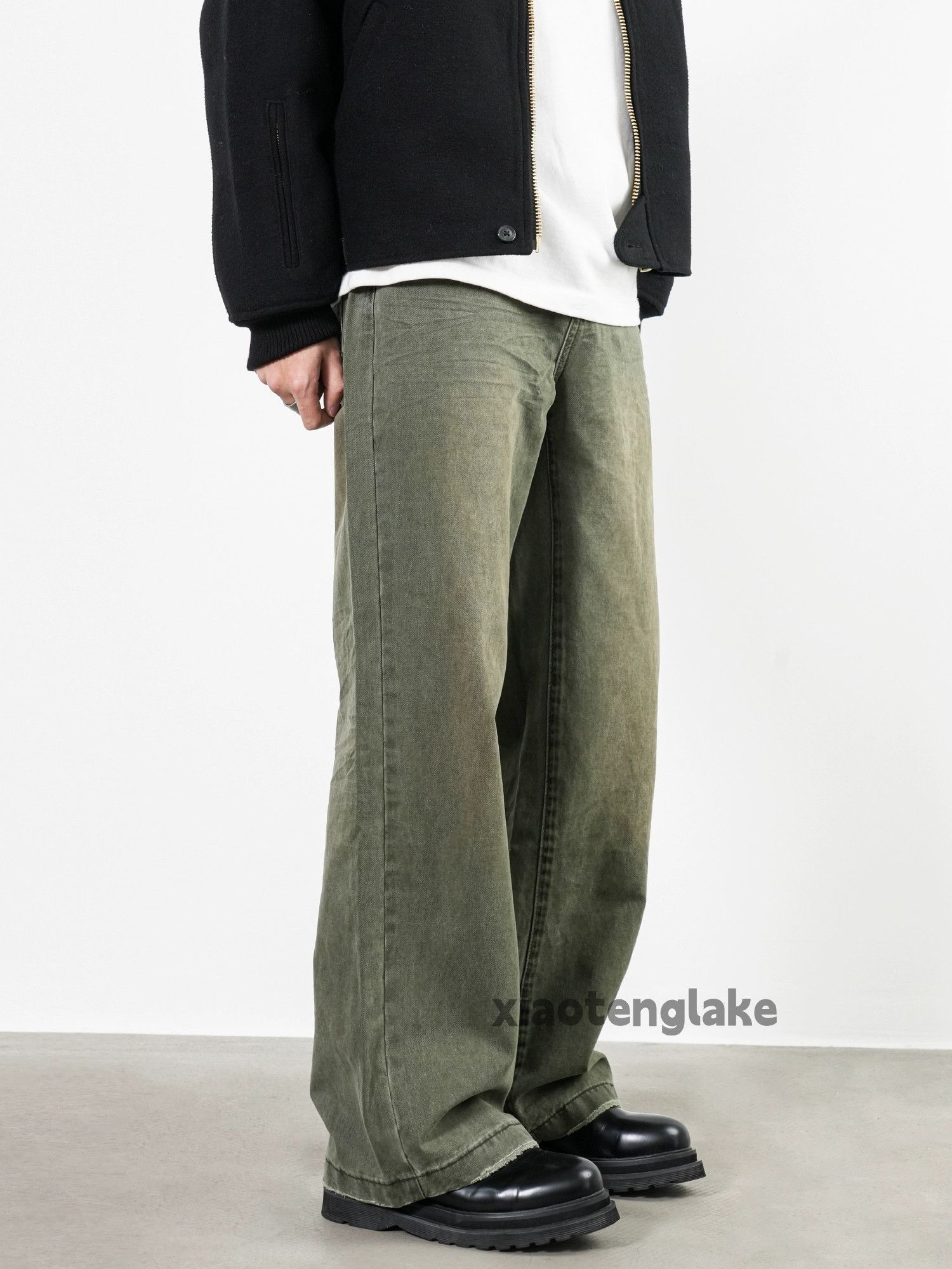Jean × Vintage washed faded skate hiphop loose baggy carpenter jeans Size US 32 / EU 48 - 5 Thumbnail