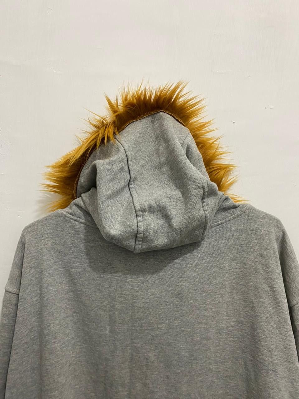 Hysteric Glamour 💥Speelout💥Menchester United Fur Zipper Hoodie LGB Style Size US L / EU 52-54 / 3 - 14 Thumbnail
