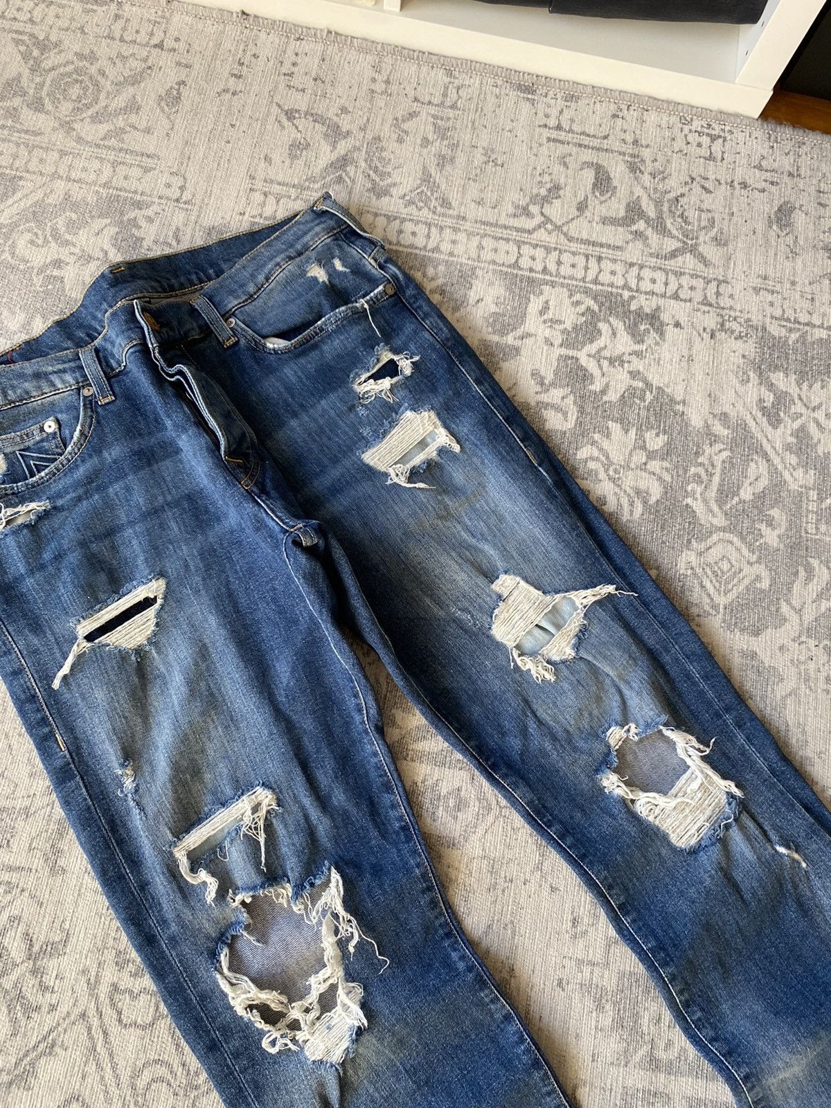 True Religion Vintage True Religion Jeans Slim Distressed Japanese Y2K Size US 34 / EU 50 - 8 Thumbnail