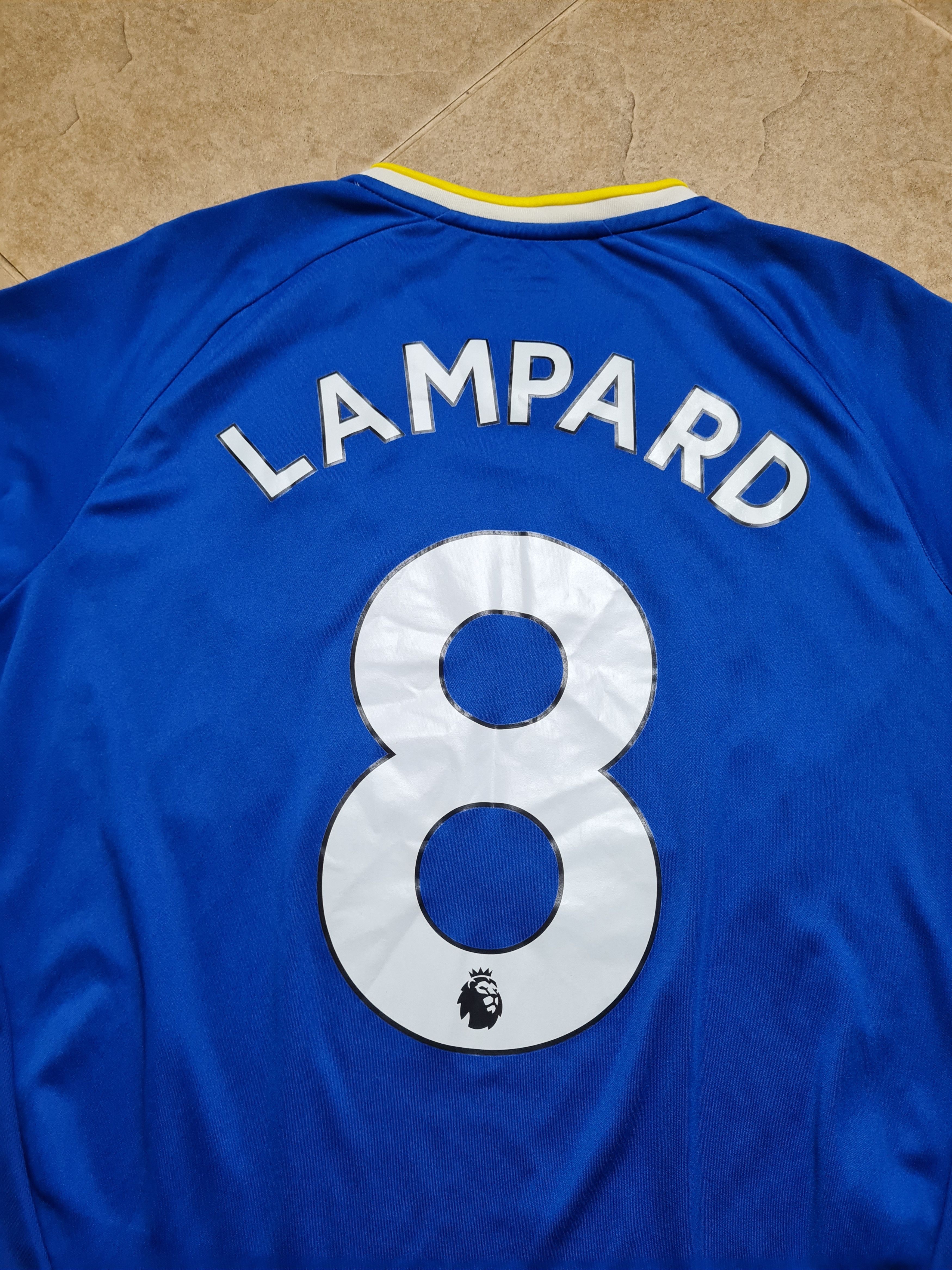 Hummel EVERTON FC HOME SHIRT 8 LAMPARD 2021-2022 HUMMEL Size US M / EU 48-50 / 2 - 14 Thumbnail