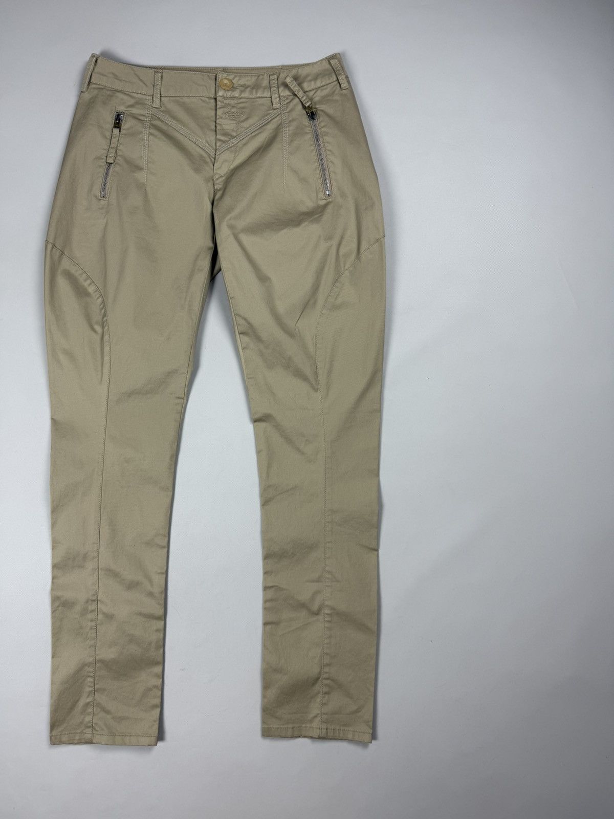 Marithe + Francois Girbaud MFG Girbaud Men’s Avant-Garde Chino Pants Trousers Size US 30 / EU 46 - 3 Thumbnail