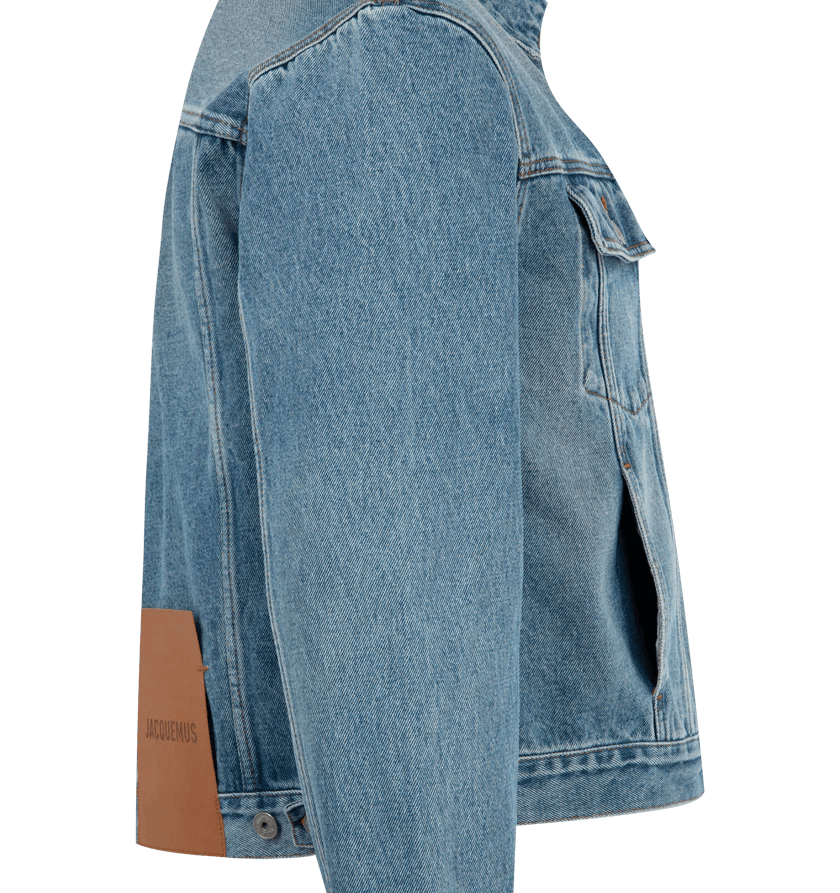 Jacquemus o1h1sh11225 Denim Jacket in Blue Size US M / EU 48-50 / 2 - 3 Thumbnail