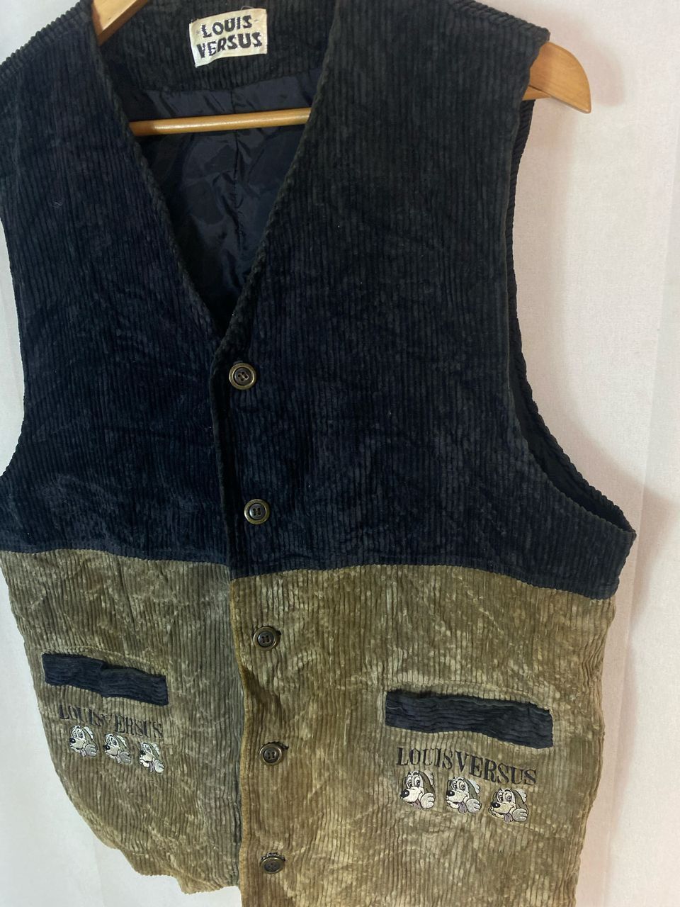 Japanese Brand × Vintage Louis versus cudroy embroidered logo vest Size US S / EU 44-46 / 1 - 2 Thumbnail