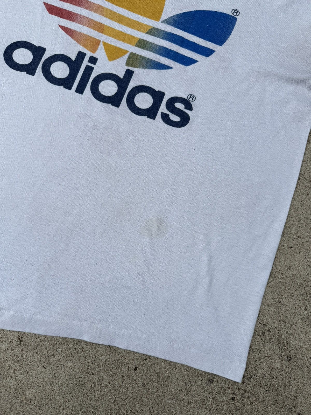 Adidas × Vintage Vtg 80’s Adidas Indiana Soccer Camp Trefoil Logo Tee sz S Size US S / EU 44-46 / 1 - 7 Thumbnail