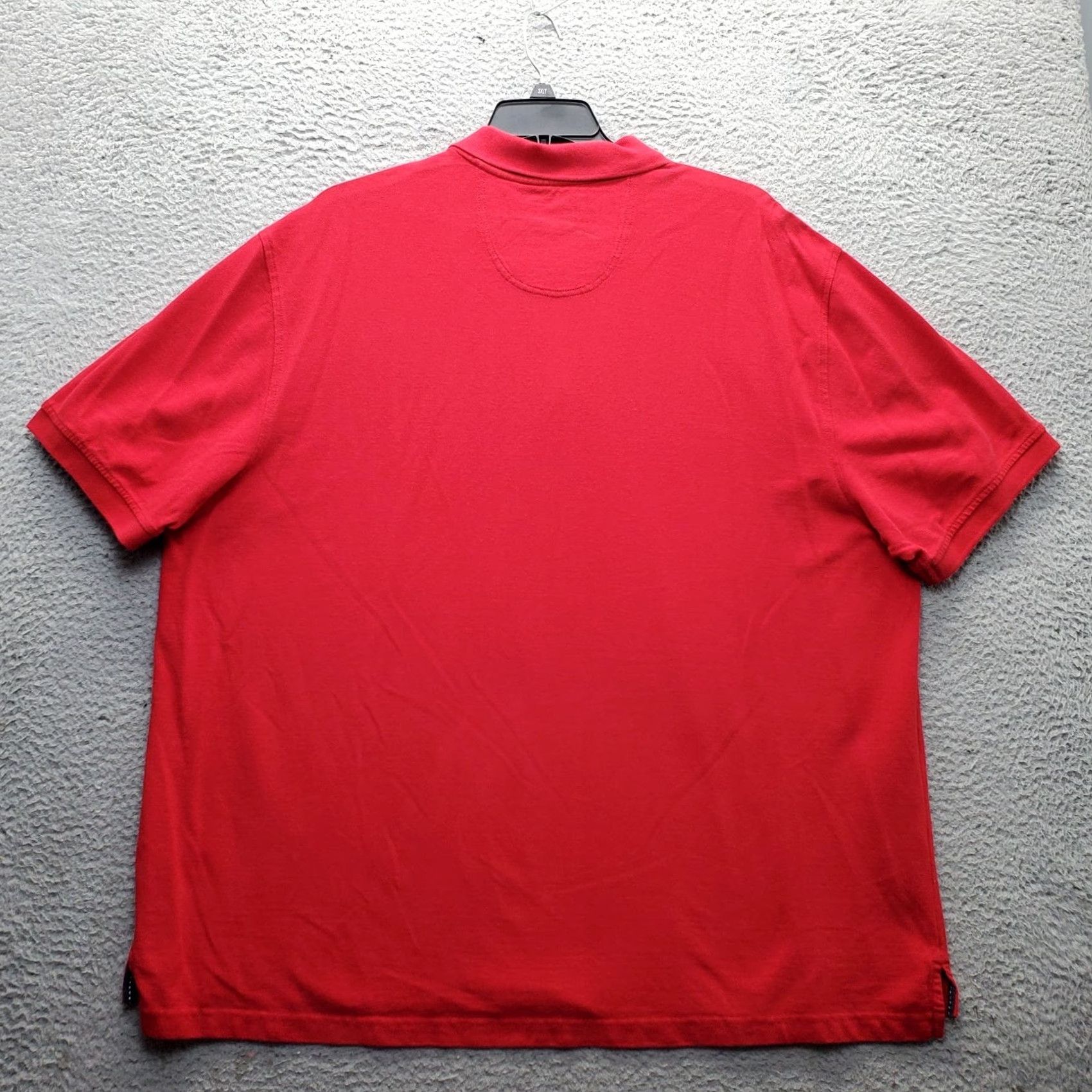 Izod IZOD Heritage Polo Shirt Mens 3XL Red Performance Short Sleeve Collared Polo Size US XXL / EU 58 / 5 - 2 Thumbnail