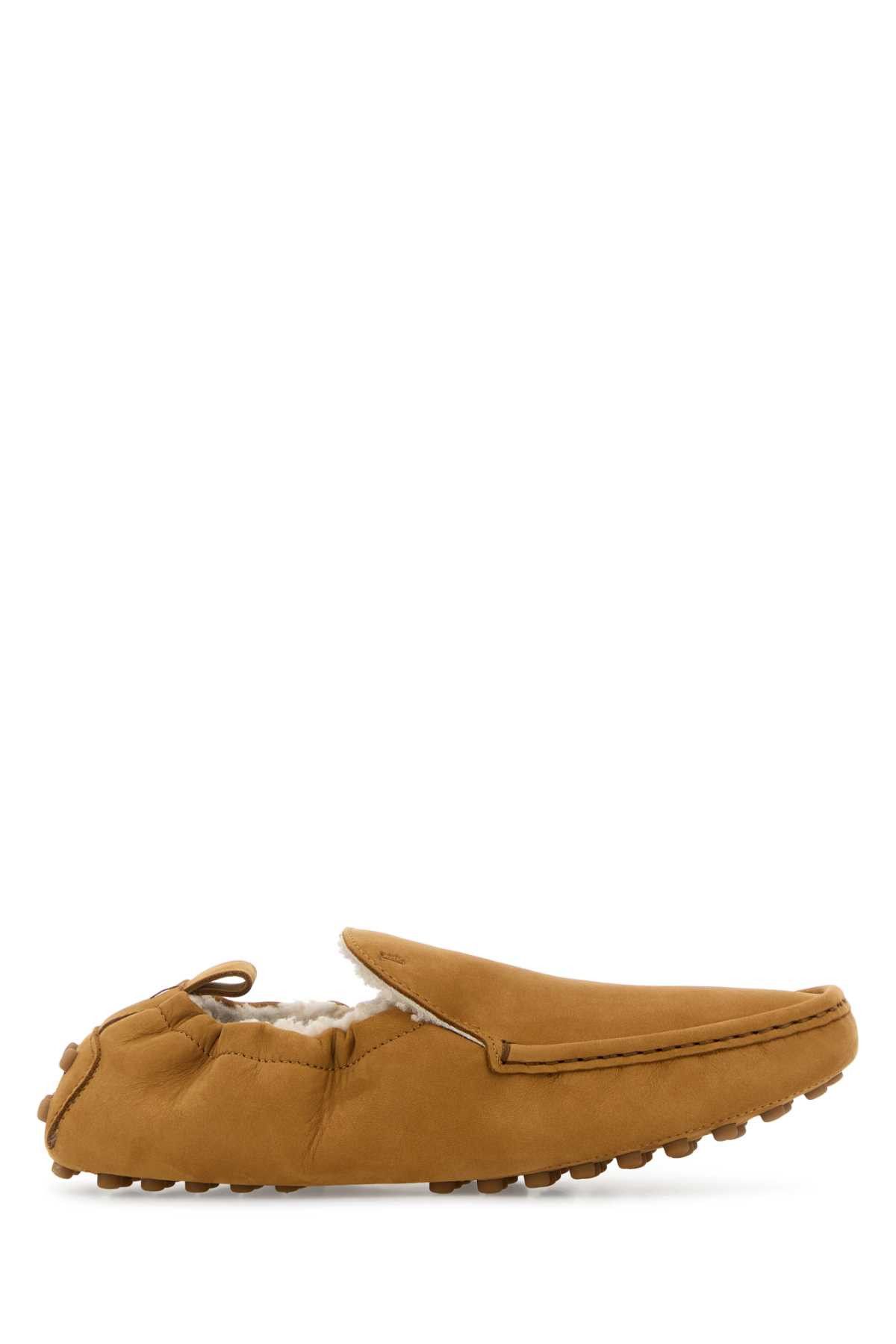 Tod's Camel Suede Loafers Size US 7 / IT 37 - 1 Thumbnail