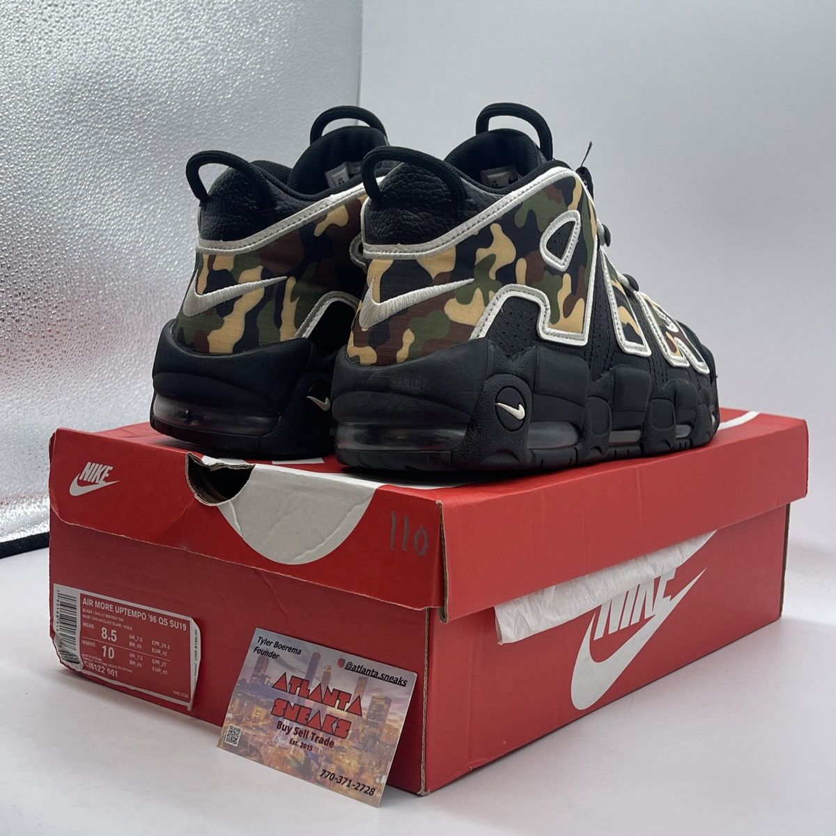 Nike Air more untempo camo Size US 8.5 / EU 41-42 - 5 Thumbnail