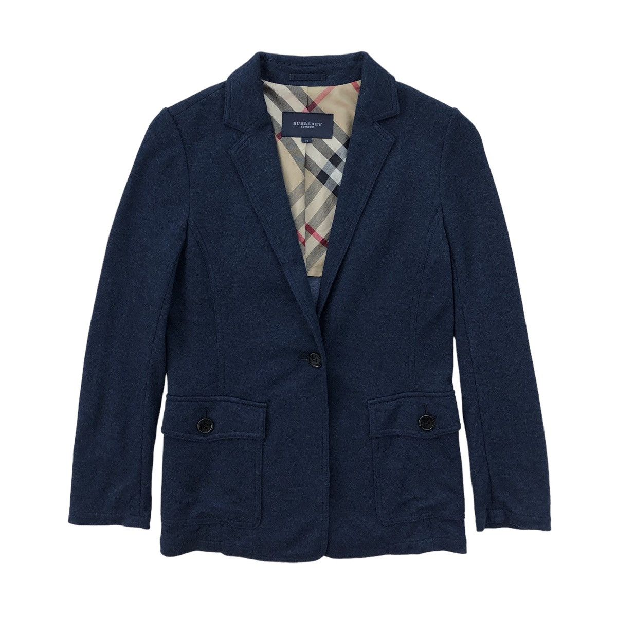 Burberry Burberry London Rayon Stretchable Blazer For Women Size M / US 6-8 / IT 42-44 - 3 Thumbnail