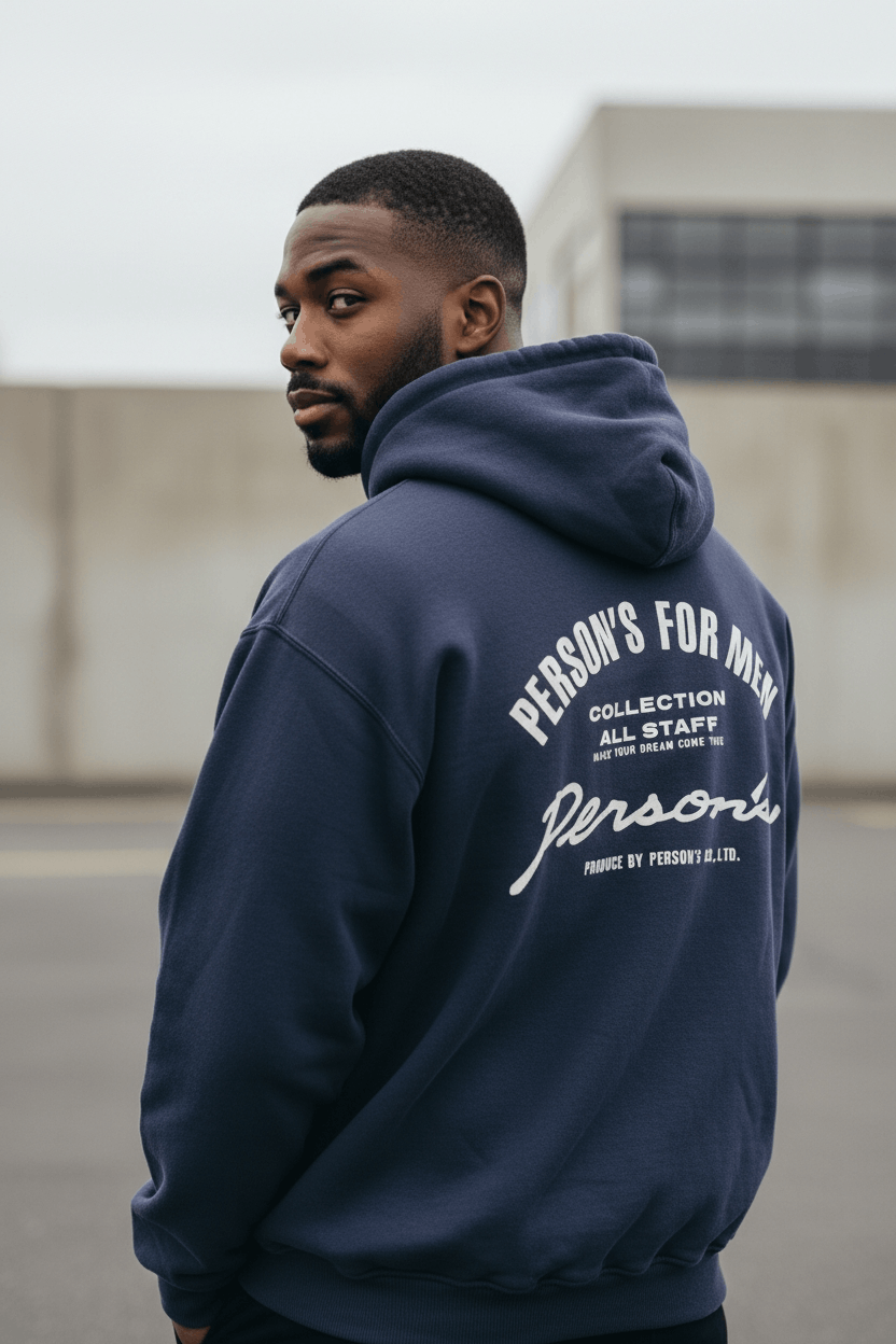 PERSON'S Vintage 90's PERSON'S Big Logo Spell Out Hoodie Size US M / EU 48-50 / 2 - 1 Thumbnail