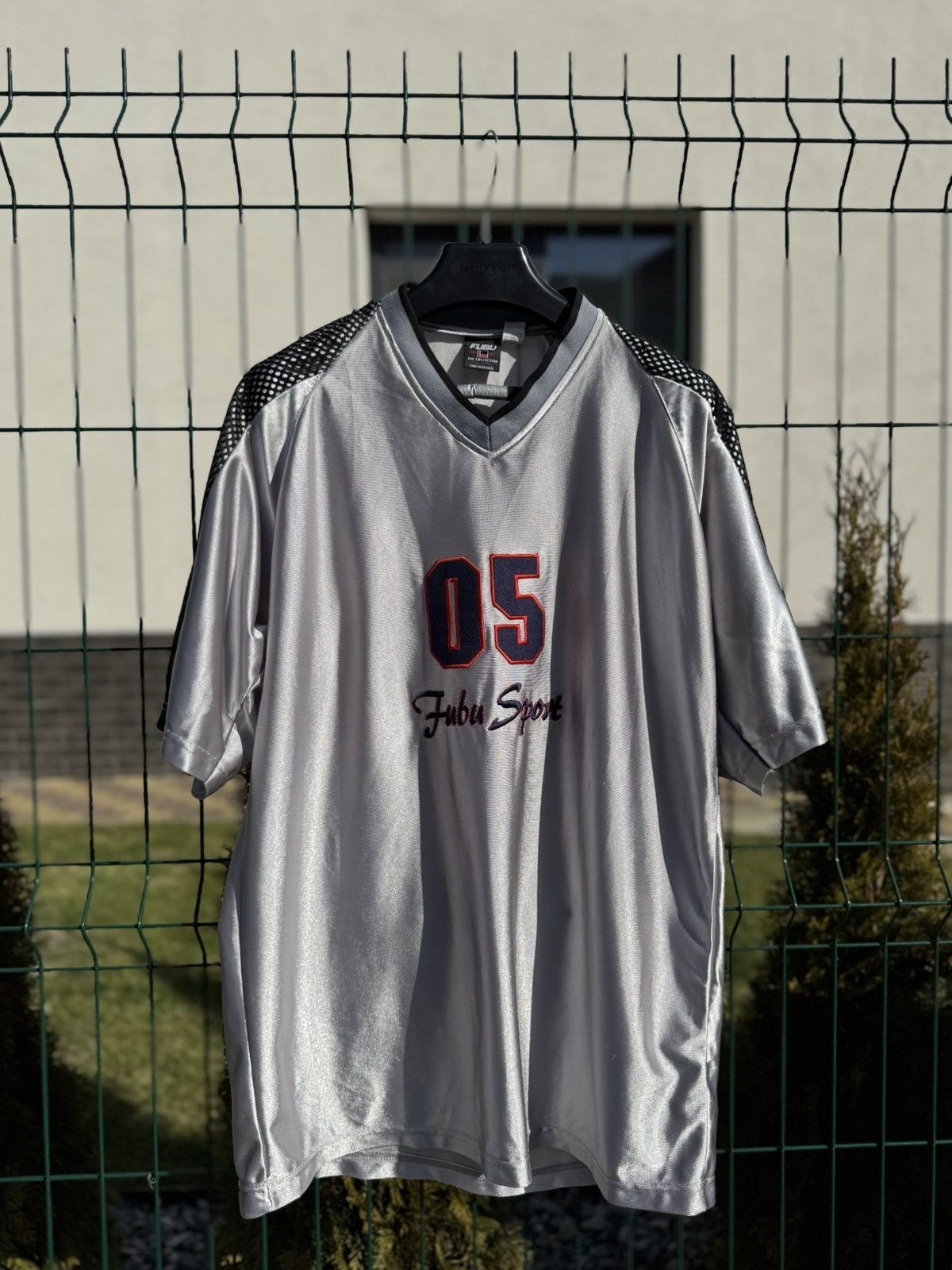 Fubu Vintage 90s FUBU 05 Silver Baseball Jersey Size US M / EU 48-50 / 2 - 1 Thumbnail