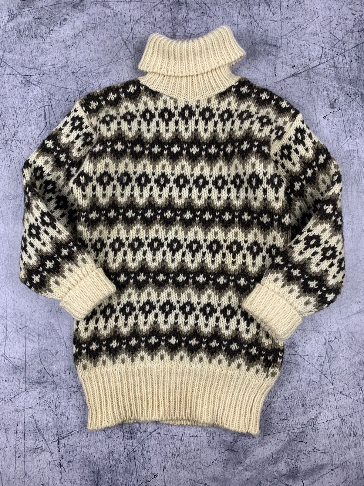 Vintage Vintage Fair Isle Wool Norwegian Sweater High Neck 90’s Size US XS / EU 42 / 0 - 8 Thumbnail
