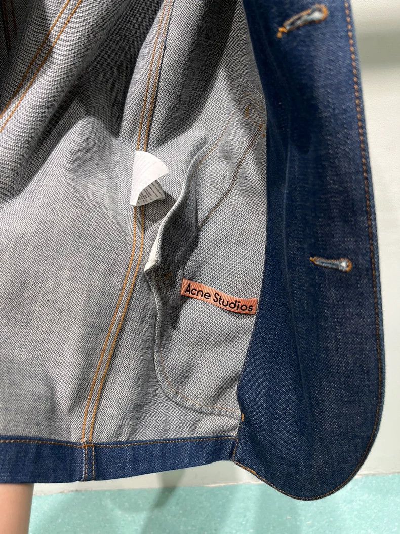 Acne Studios acne studios Washed suit denim jacket 2506-Nextarrow Size US S / EU 44-46 / 1 - 5 Thumbnail