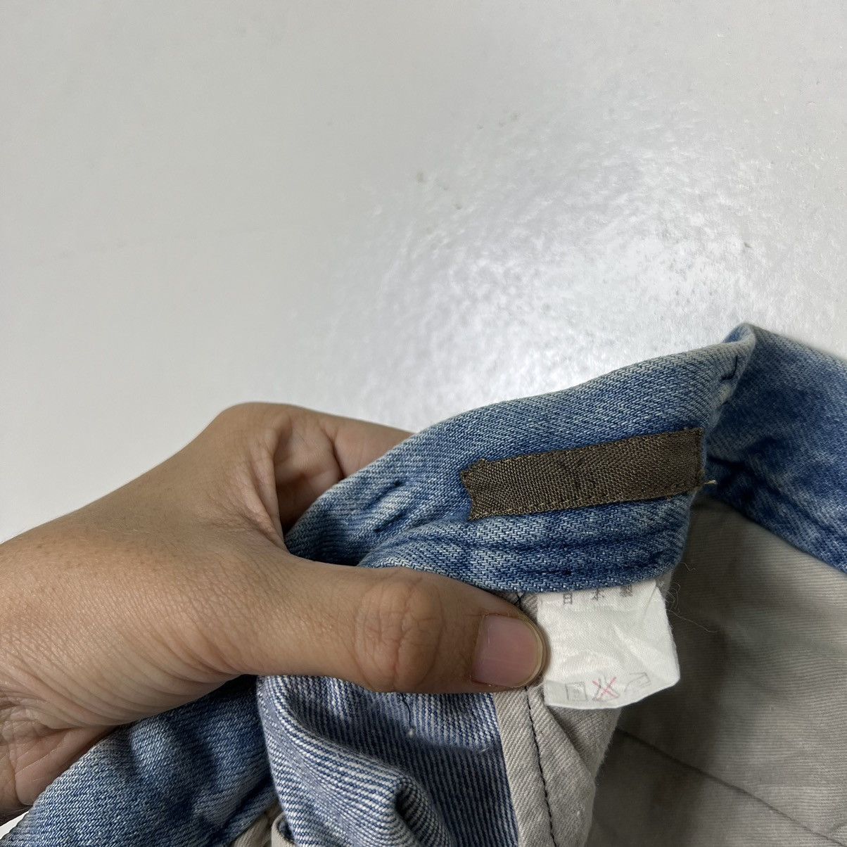 Yohji Yamamoto 🔥 VINTAGE 80s Y's YOHJI YAMAMOTO BAGGY DYED DENIM JEANS Size 26" / US 2 / IT 38 - 11 Thumbnail