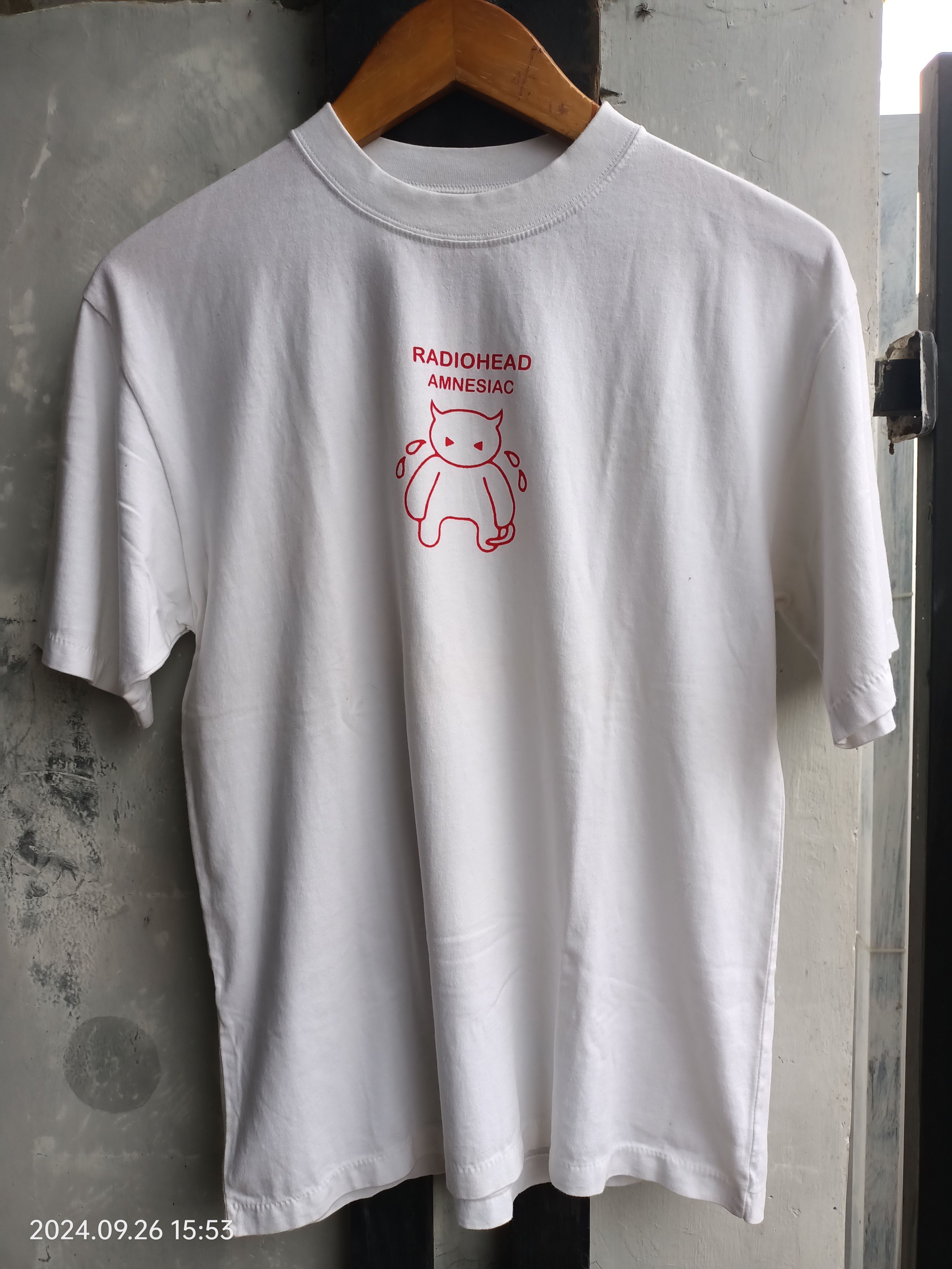Band Tees × Vintage RADIOHEAD AMNESIAC PROMO TOUR TEE Size US L / EU 52-54 / 3 - 1 Thumbnail