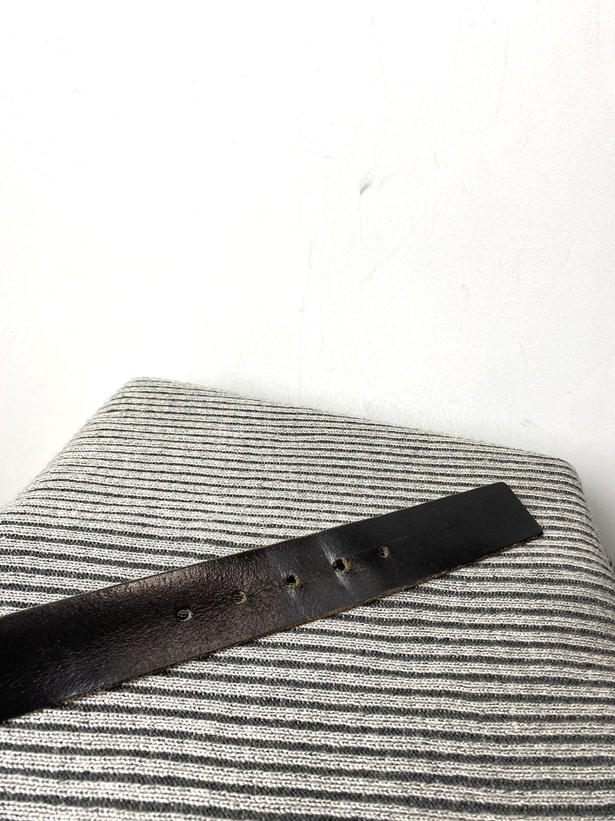 Buffalo David Bitton Vintage Buffalo Metal Leather Belt Hype Drip Western Size ONE SIZE - 4 Thumbnail