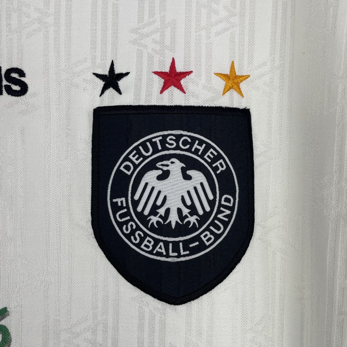 Adidas Vintage Germany 1996/1997 Adidas Genuine Home Jersey Rare Size US XXL / EU 58 / 5 - 4 Thumbnail