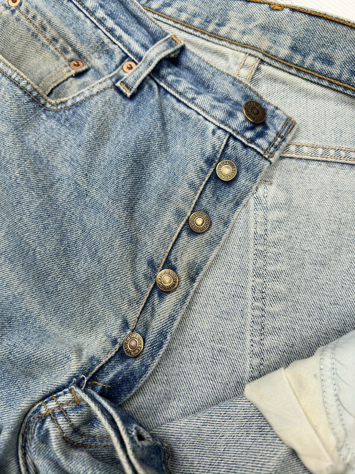 Levi's Vintage Levi's 618 Orange Tab Distressed Jeans Ripped Denim Size US 34 / EU 50 - 14 Thumbnail