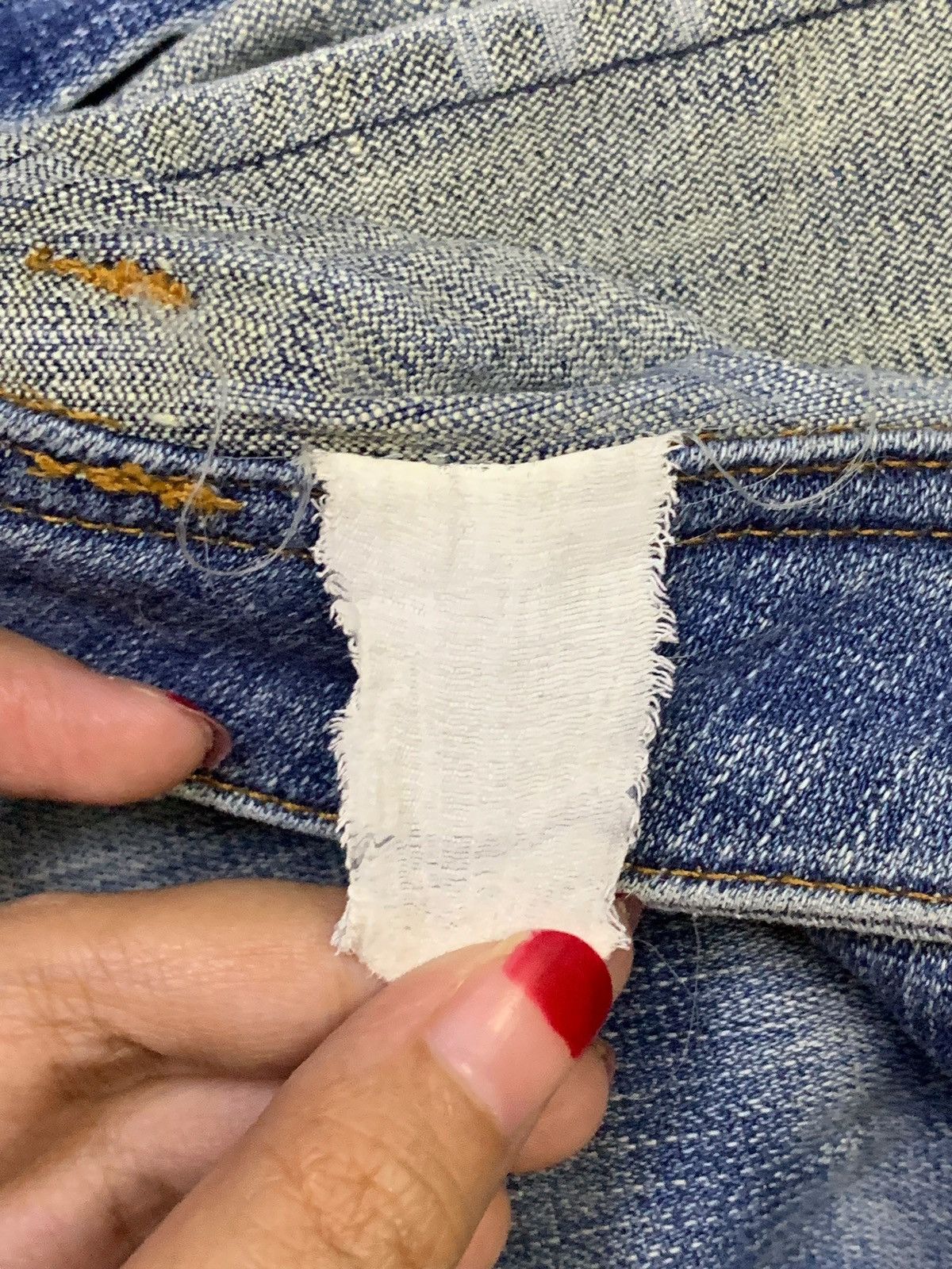 Japanese Brand SALES🔥Vintage Japanese Brand Faded Blue Wash Flare Jeans Size 31" - 11 Thumbnail