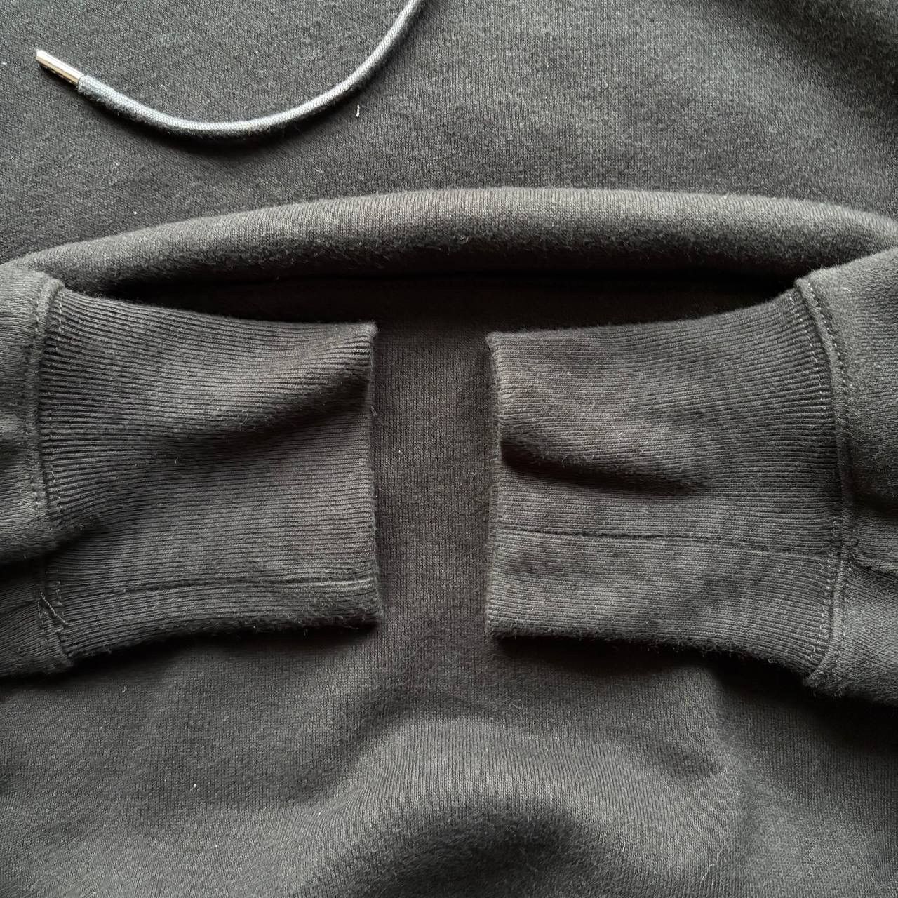 Sacai Sacai SS18 3890 Cut Out Shoulder Satin Trim Hoodie Size US S / EU 44-46 / 1 - 11 Thumbnail