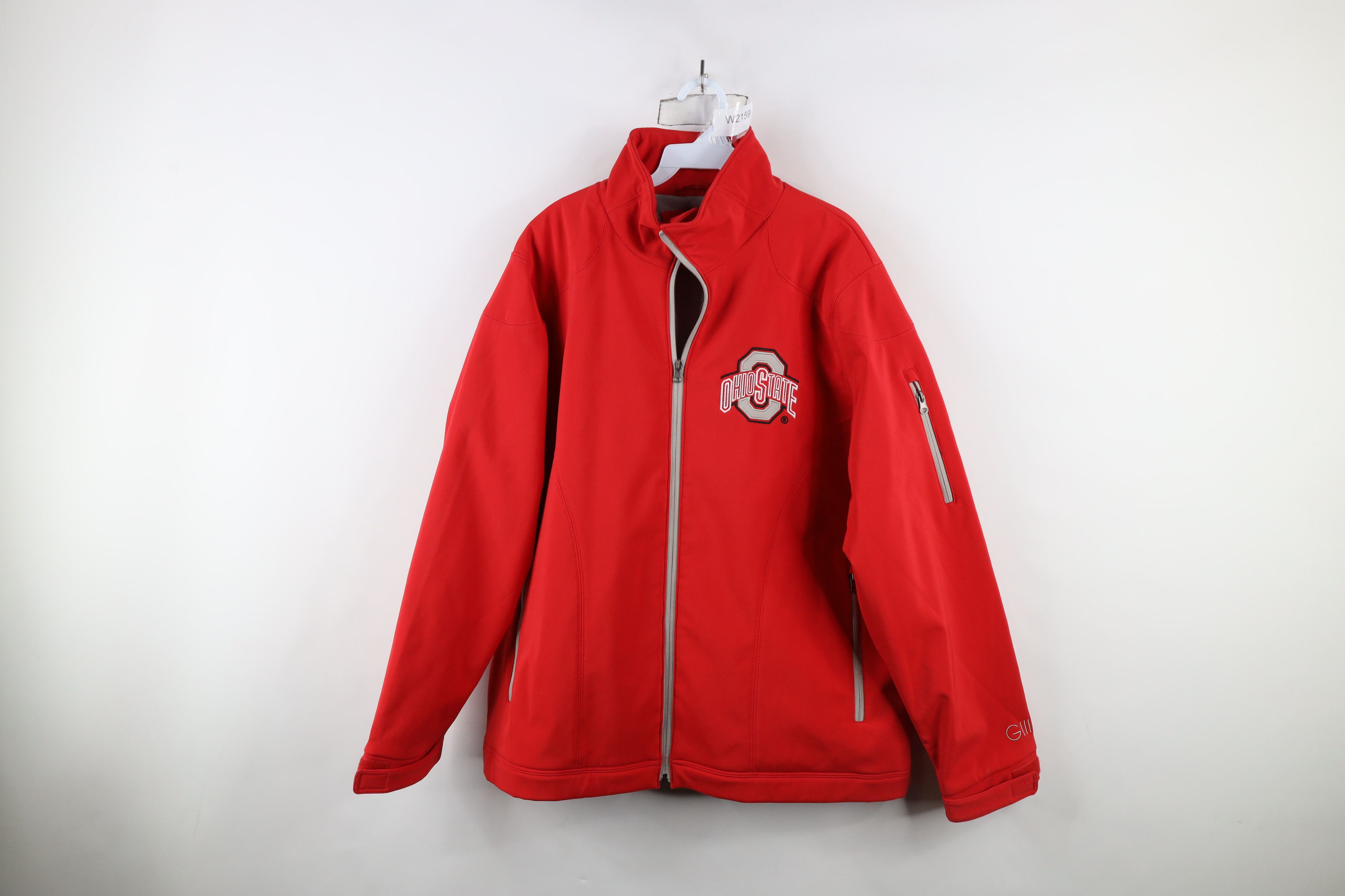 Vintage Vintage Ohio State University Soft Shell Full Zip Jacket Size US L / EU 52-54 / 3 - 1 Thumbnail