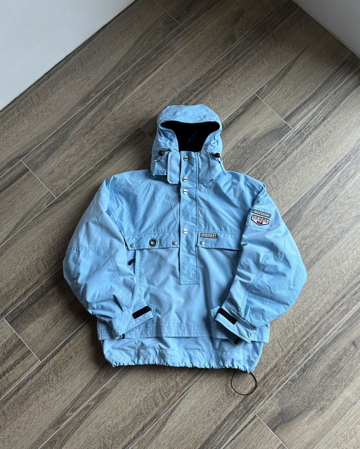 Vintage Vintage Degre7 Technology anorak jacket waterproof Size US M / EU 48-50 / 2 - 2 Thumbnail