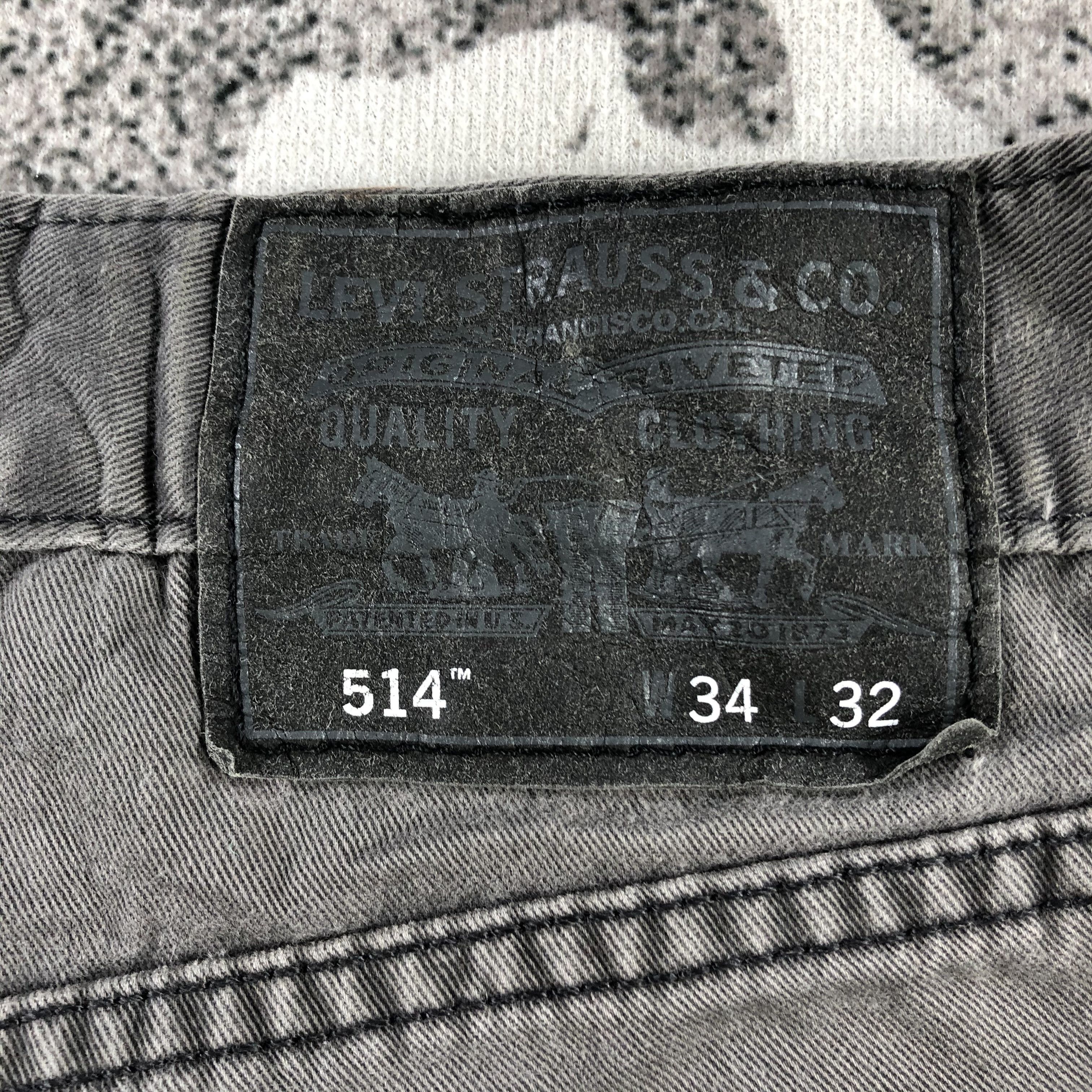 Levi's Vintage Levis 514 Jeans Distressed Denim KJ1055 Size US 34 / EU 50 - 5 Thumbnail