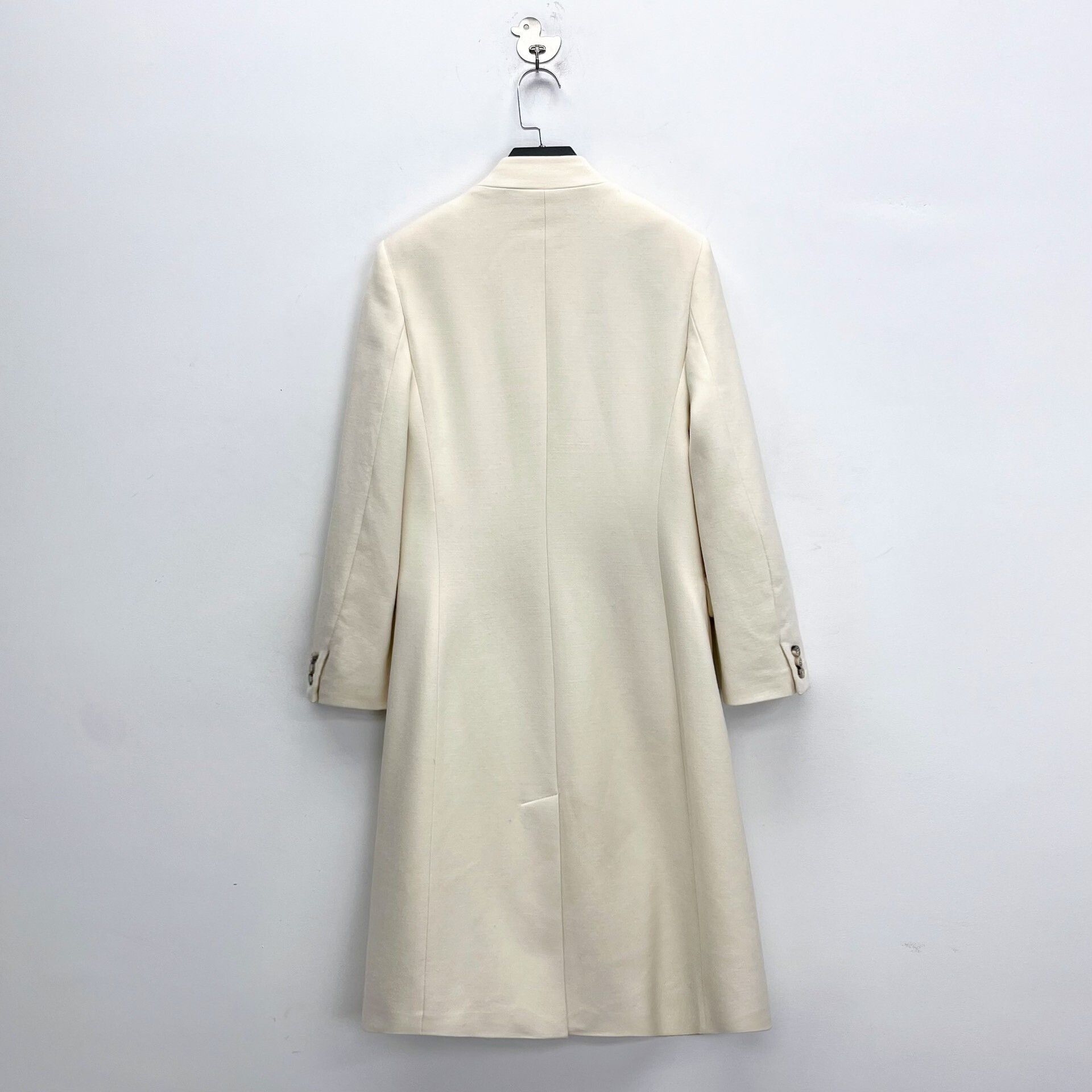 Hermes Hermes Long Wool Double-Breasted H Print Coat Size US M / EU 48-50 / 2 - 2 Thumbnail